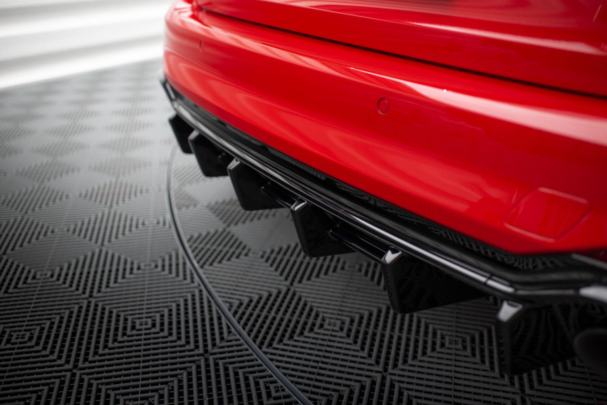 Diffusor Heck Ansatz für Audi RS4 B9 / B9 Facelift