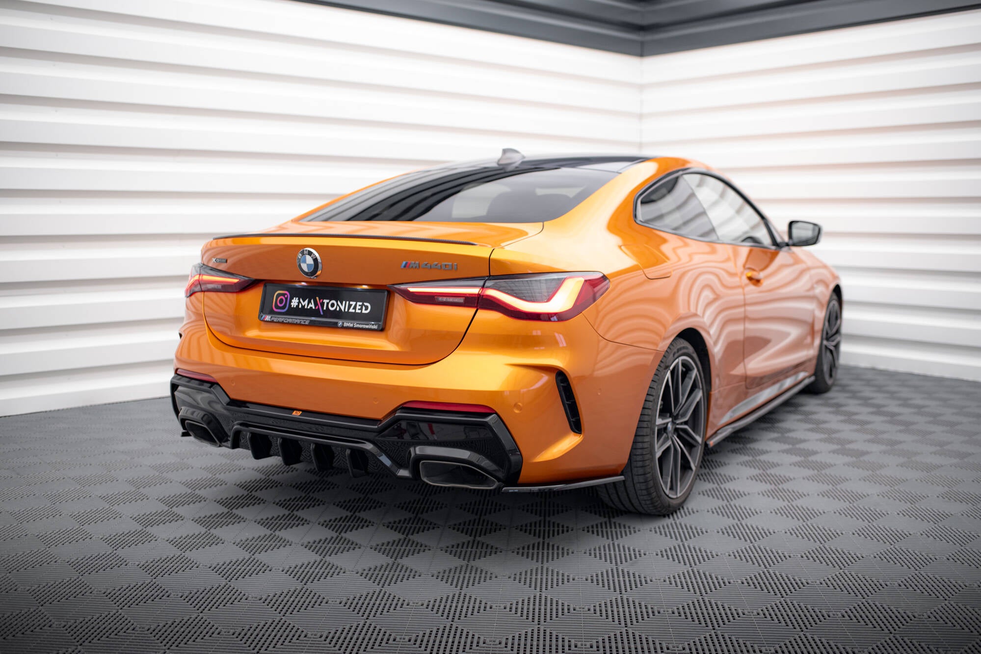 Flaps Heckansatz V5 Diffusor für BMW 4er M440i G22 / G23 / G22 Facelift / G23 Facelift