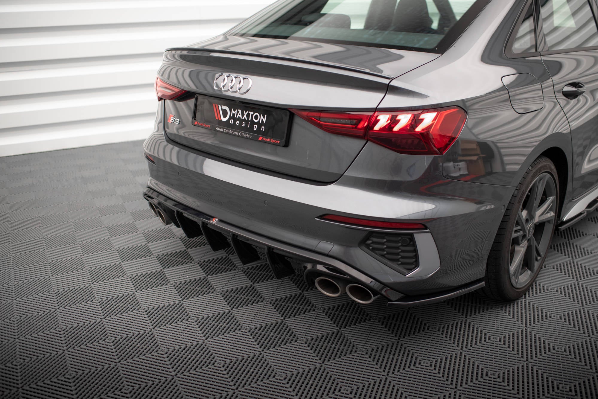 Diffusor Heck Ansatz für Audi S3 Limousine 8Y