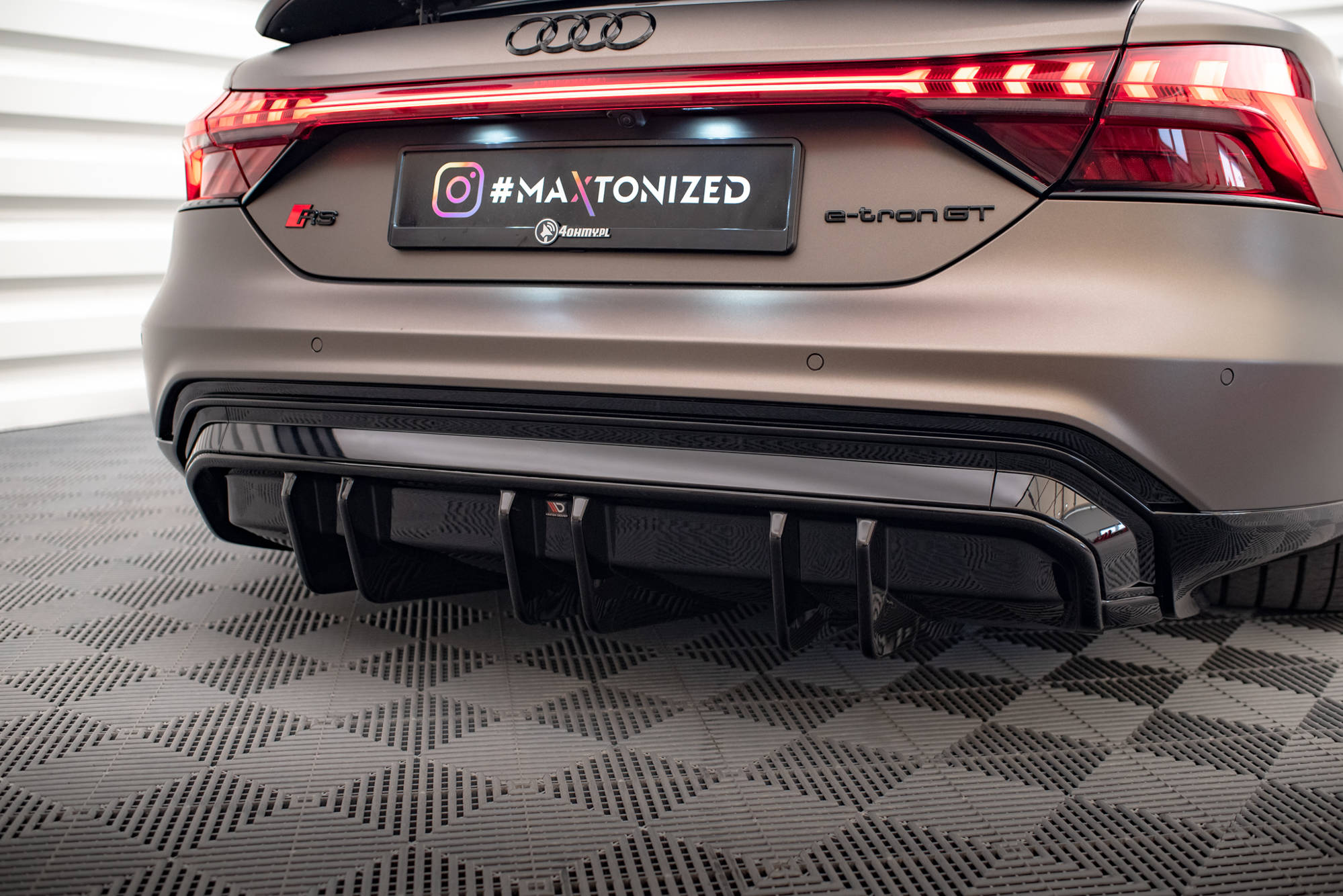 Diffusor Heck Ansatz für Audi e-Tron GT / RS GT Mk1