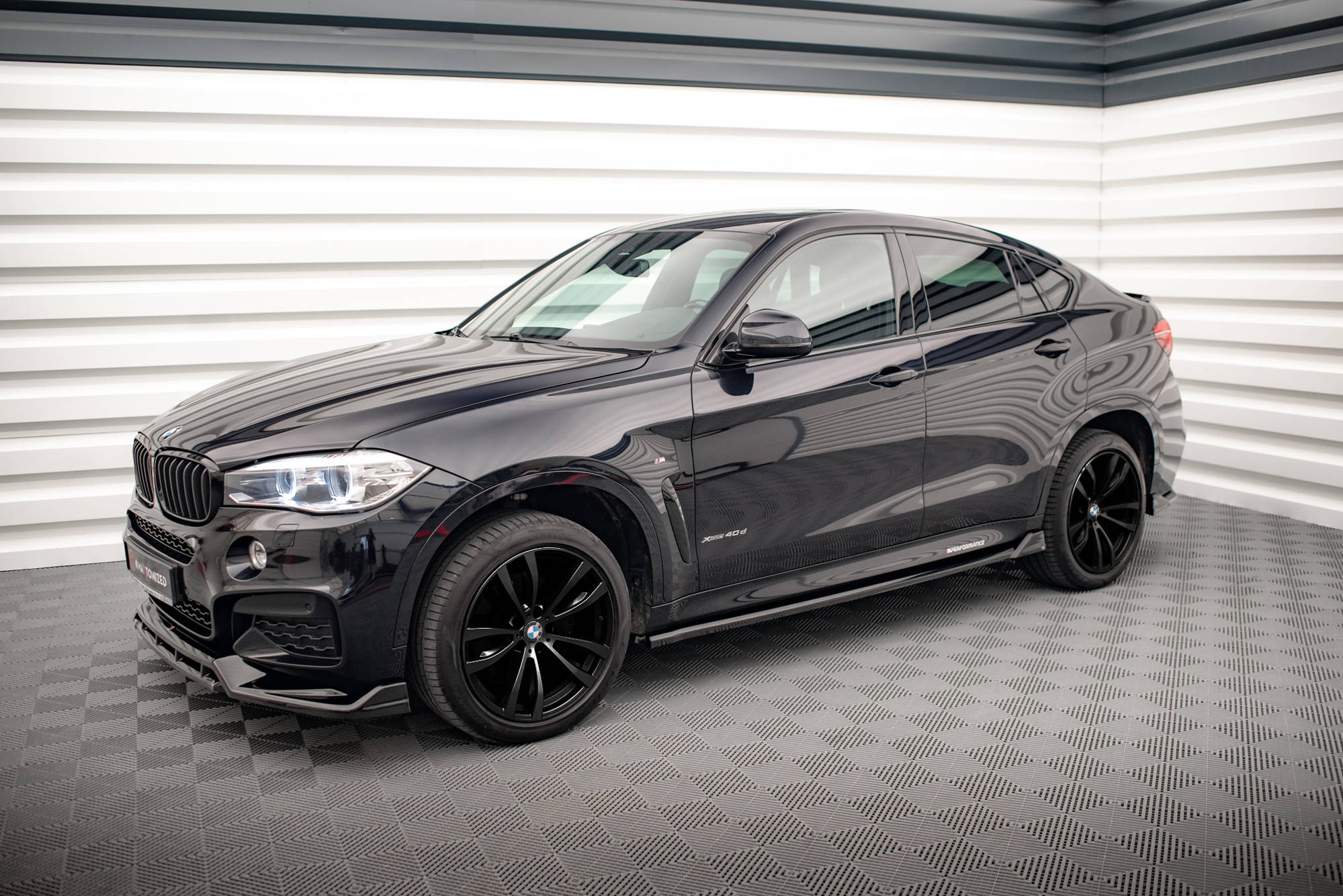 Seitenschweller V2 Ansatz für BMW X6 M - Paket F16