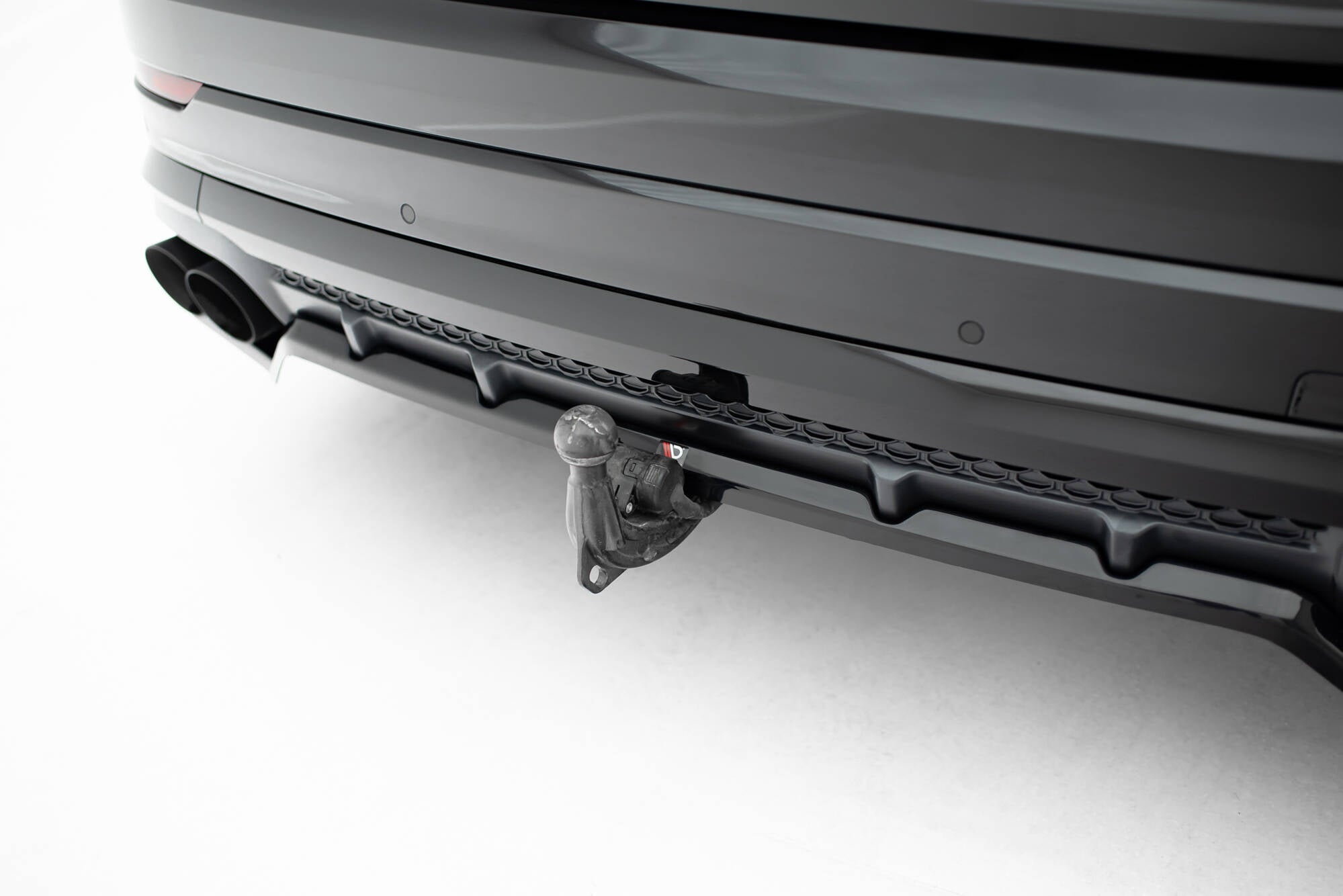 Mittlerer Cup Diffusor V2 DTM Look Heck Ansatz für Audi SQ8 / Q8 S-Line Mk1 Facelift
