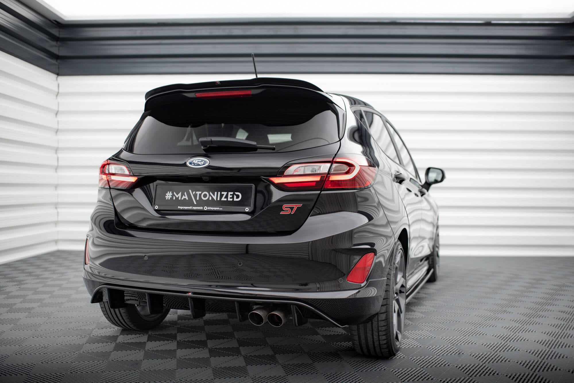 Diffusor Heck Ansatz für Ford Fiesta Mk8 ST