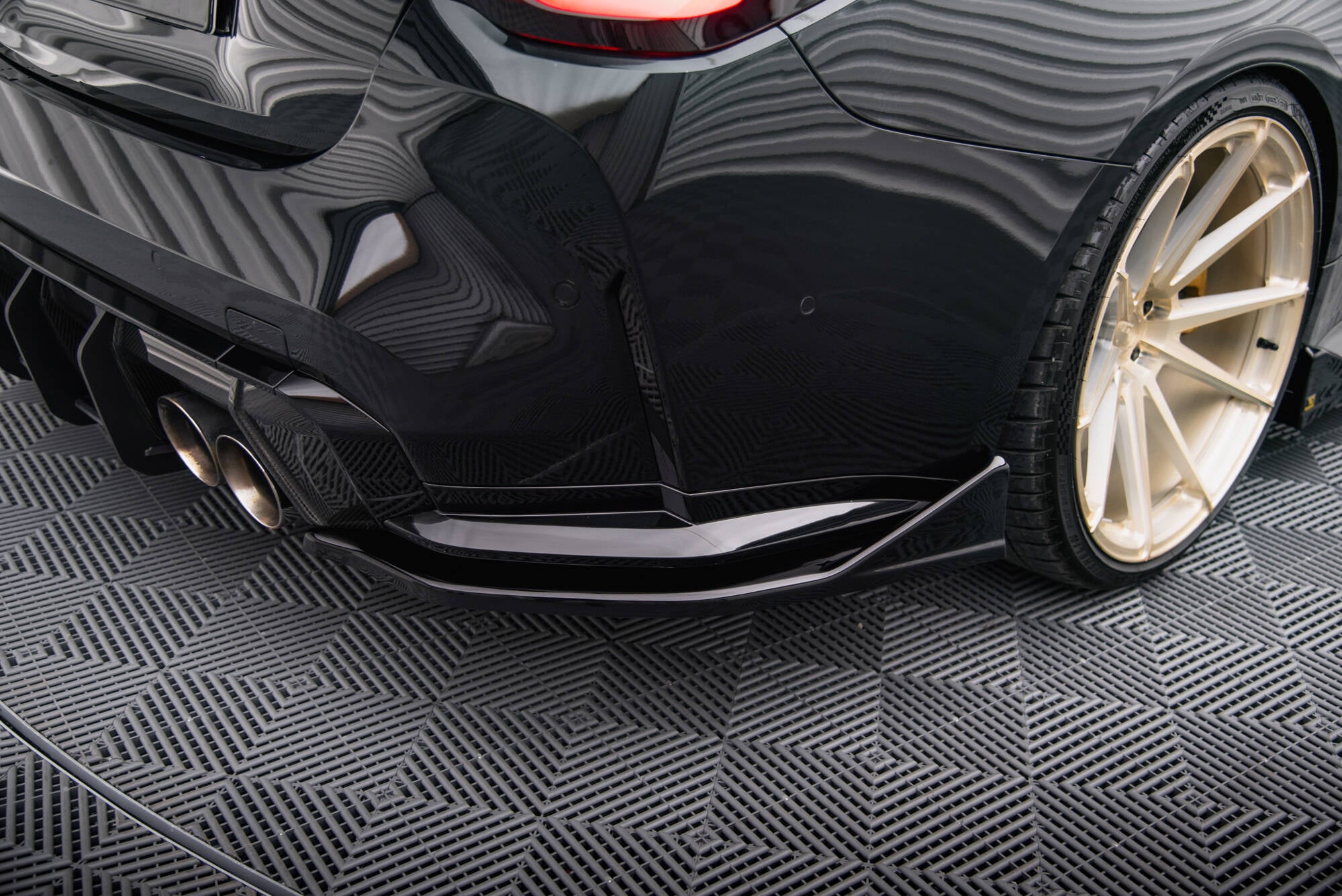 Flaps Heckansatz V4 Diffusor für BMW M4 G82 / G82 Facelift