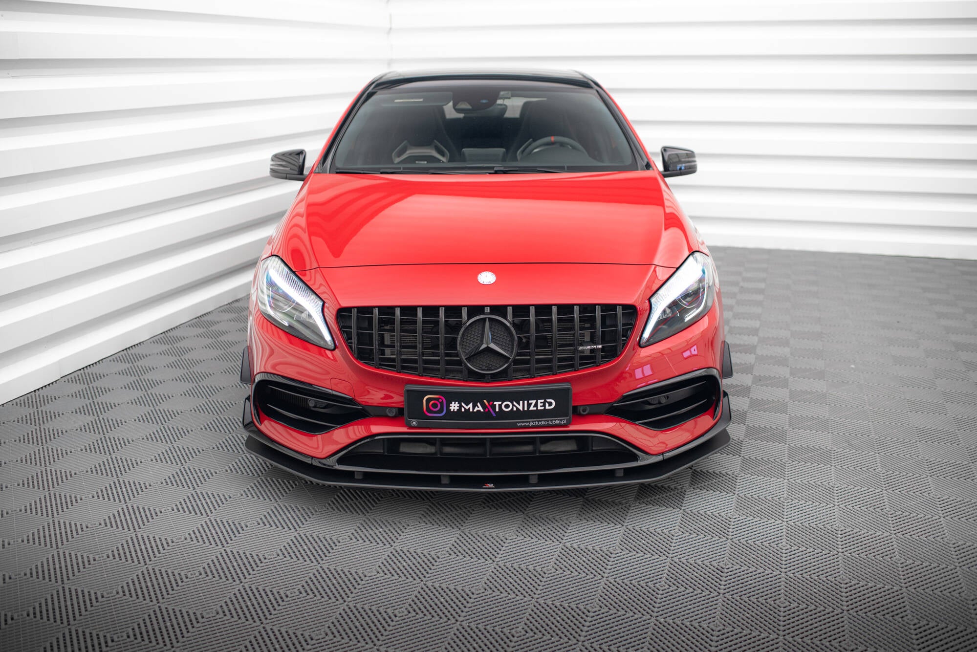 Street Pro Frontlippe für Mercedes-Benz A 45 AMG Aero W176 Facelift