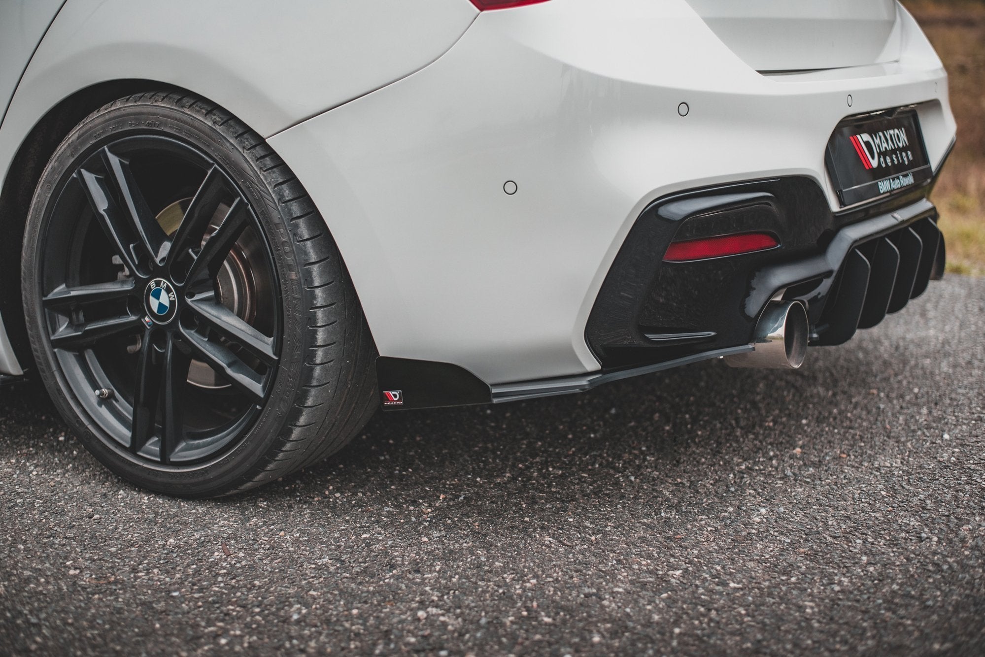 Street Pro Flaps Heckansatz V3 Diffusor +Flaps für BMW 1er M140i
