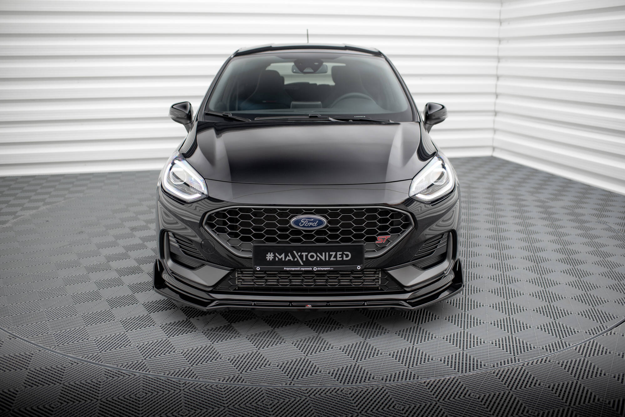 Frontlippe V4 + Flaps für Ford Fiesta ST / ST-line Mk8 Facelift