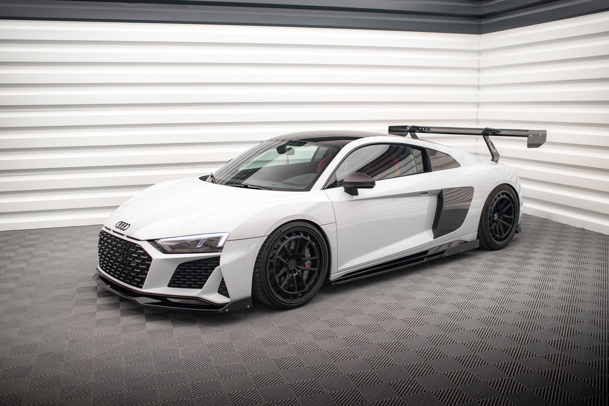 Seitenschweller V2 Ansatz für + Flaps für Audi R8 Mk2 Facelift