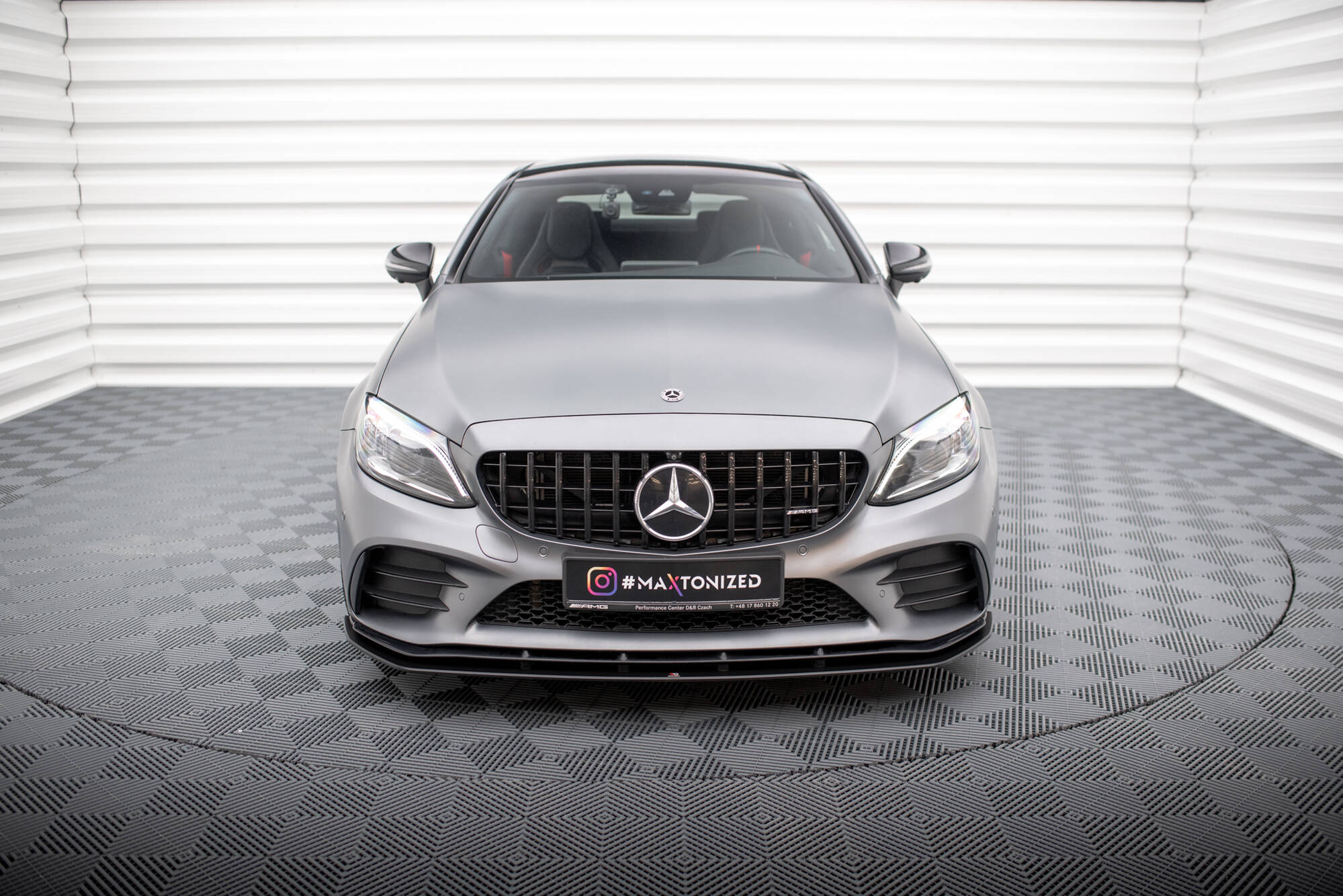 Street Pro Frontlippe für Mercedes-AMG C43 Coupe / Cabrio C205 Facelift / A205 Facelift