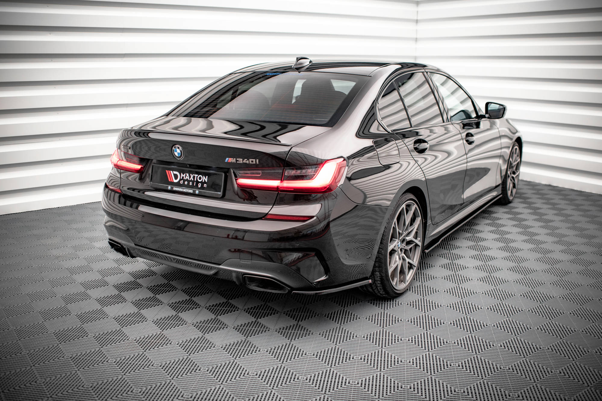 Flaps Heckansatz V4 Diffusor für BMW M340i G20 / G21