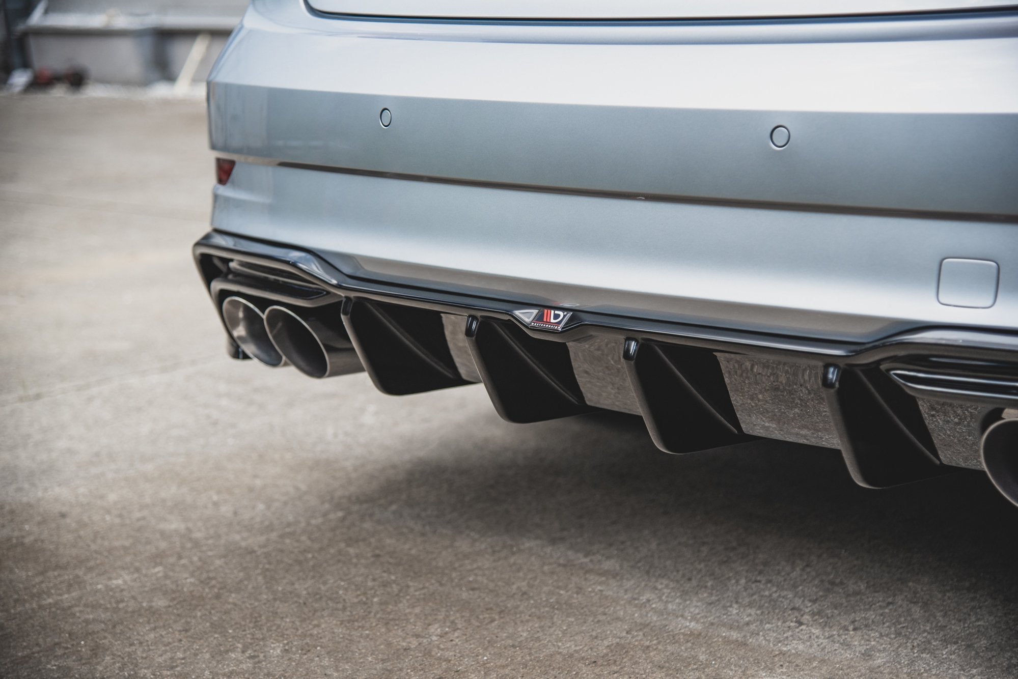 Diffusor Heck Ansatz für Audi S3 Limousine 8V Facelift