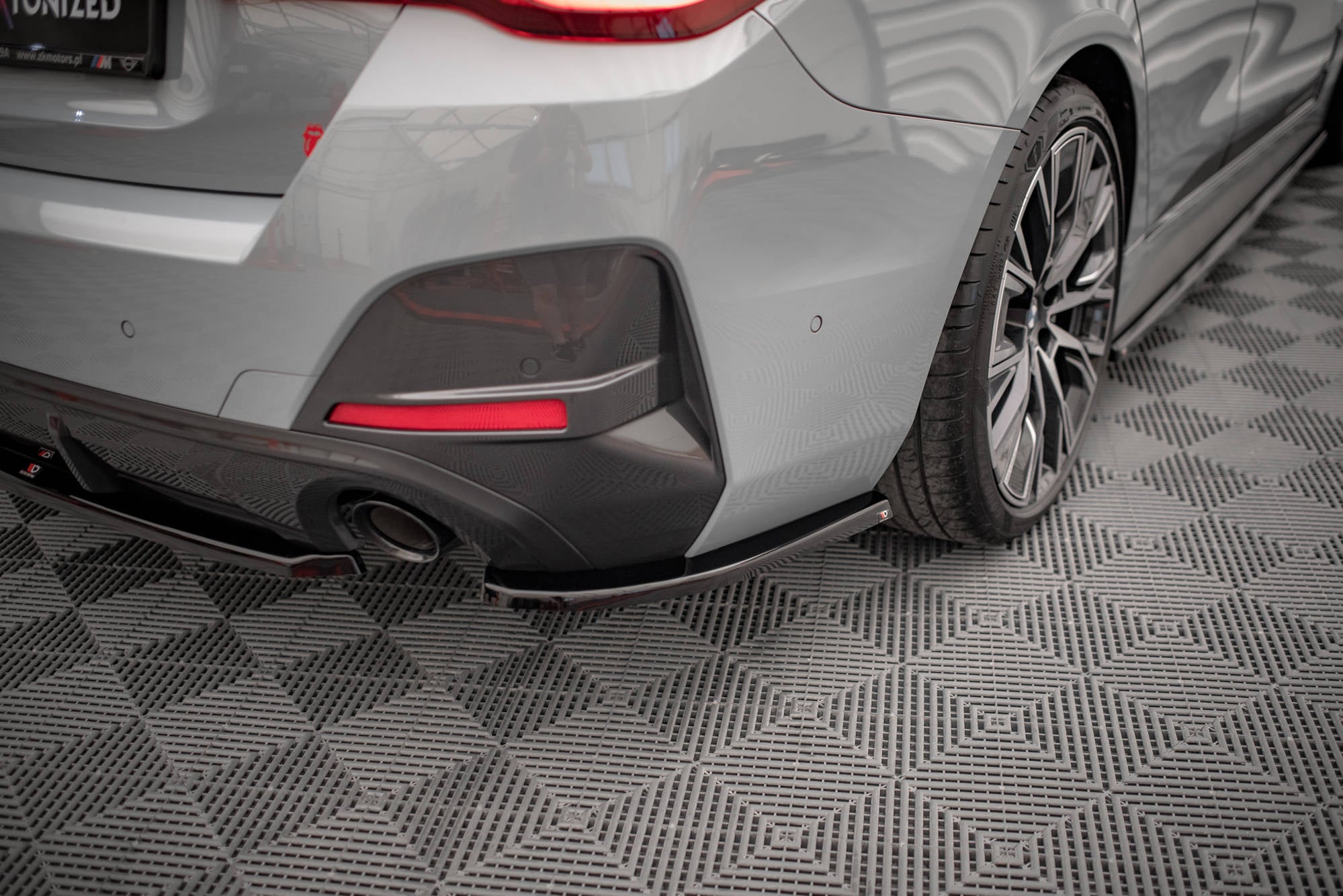 Flaps Heckansatz V1 Diffusor für BMW 4er Gran Coupe M - Paket G26
