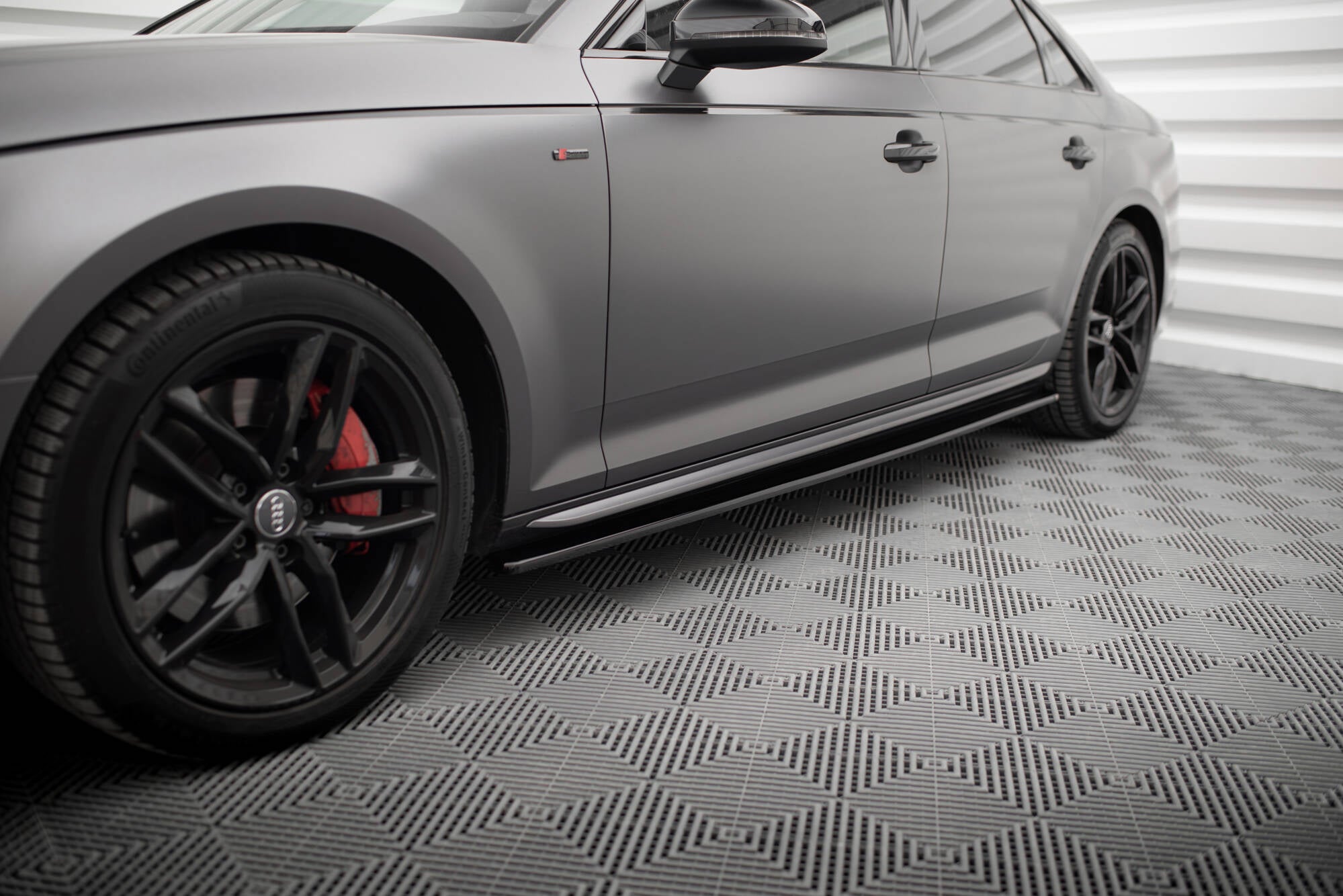 Seitenschweller Ansatz für Audi S4 / A4 S-Line / A4 Competiton B9