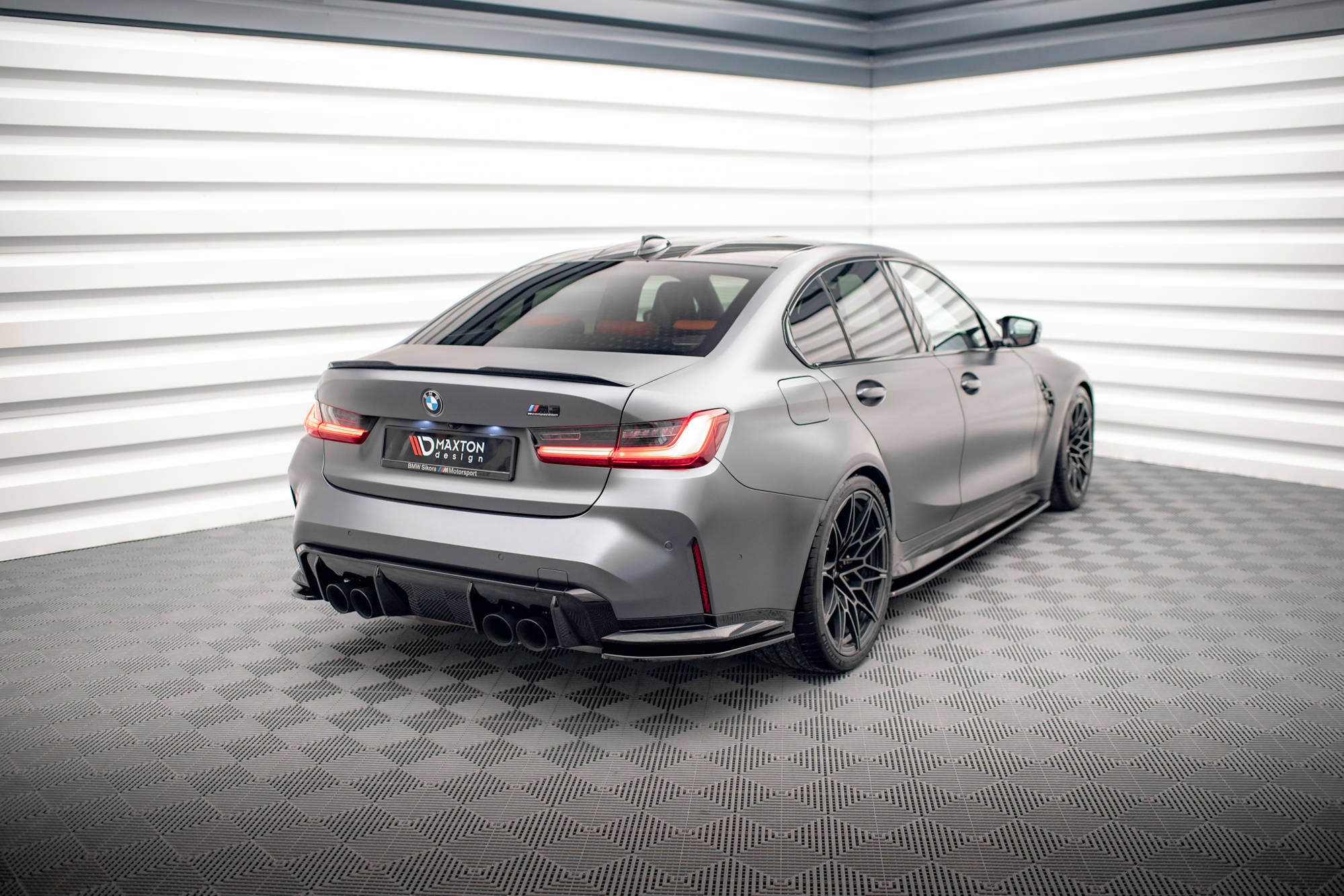 Flaps Heckansatz V1 Diffusor für BMW M3 Limousine / Touring G80 / G81