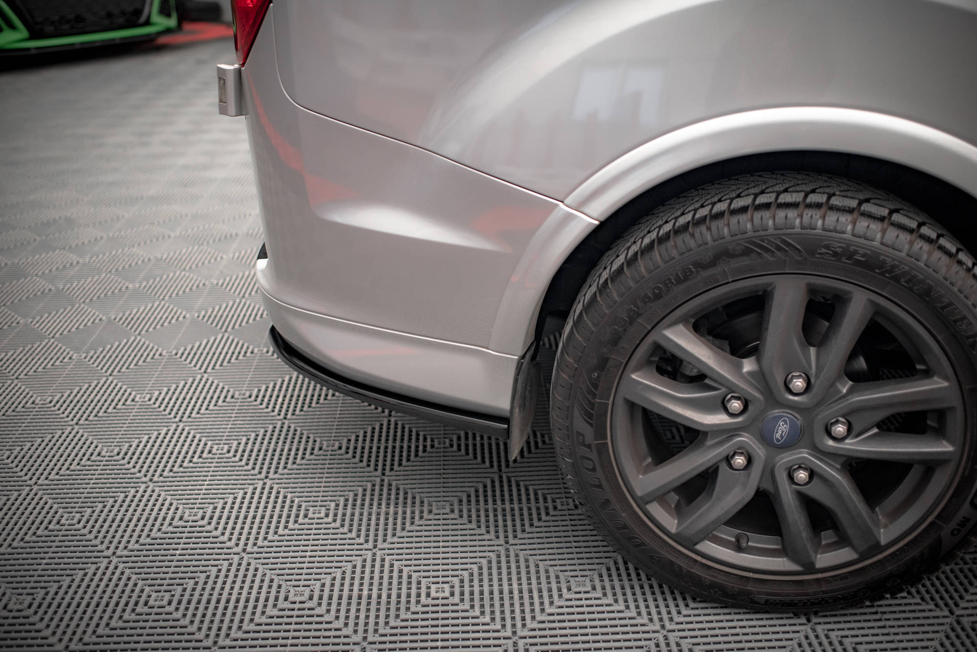 Heck Ansatz Flaps Diffusor für Ford Transit Custom ST-Line Mk1 Facelift