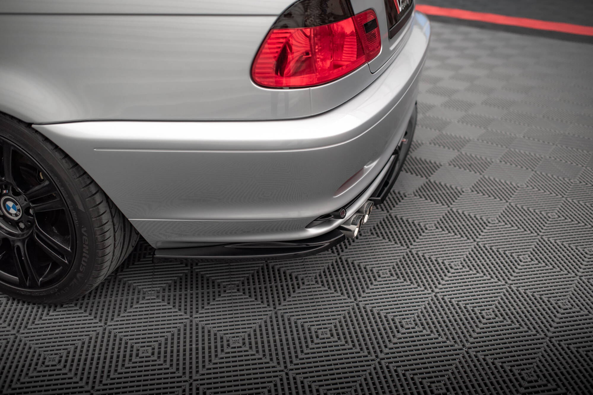 Flaps Heckansatz Diffusor für BMW 3er Coupe E46