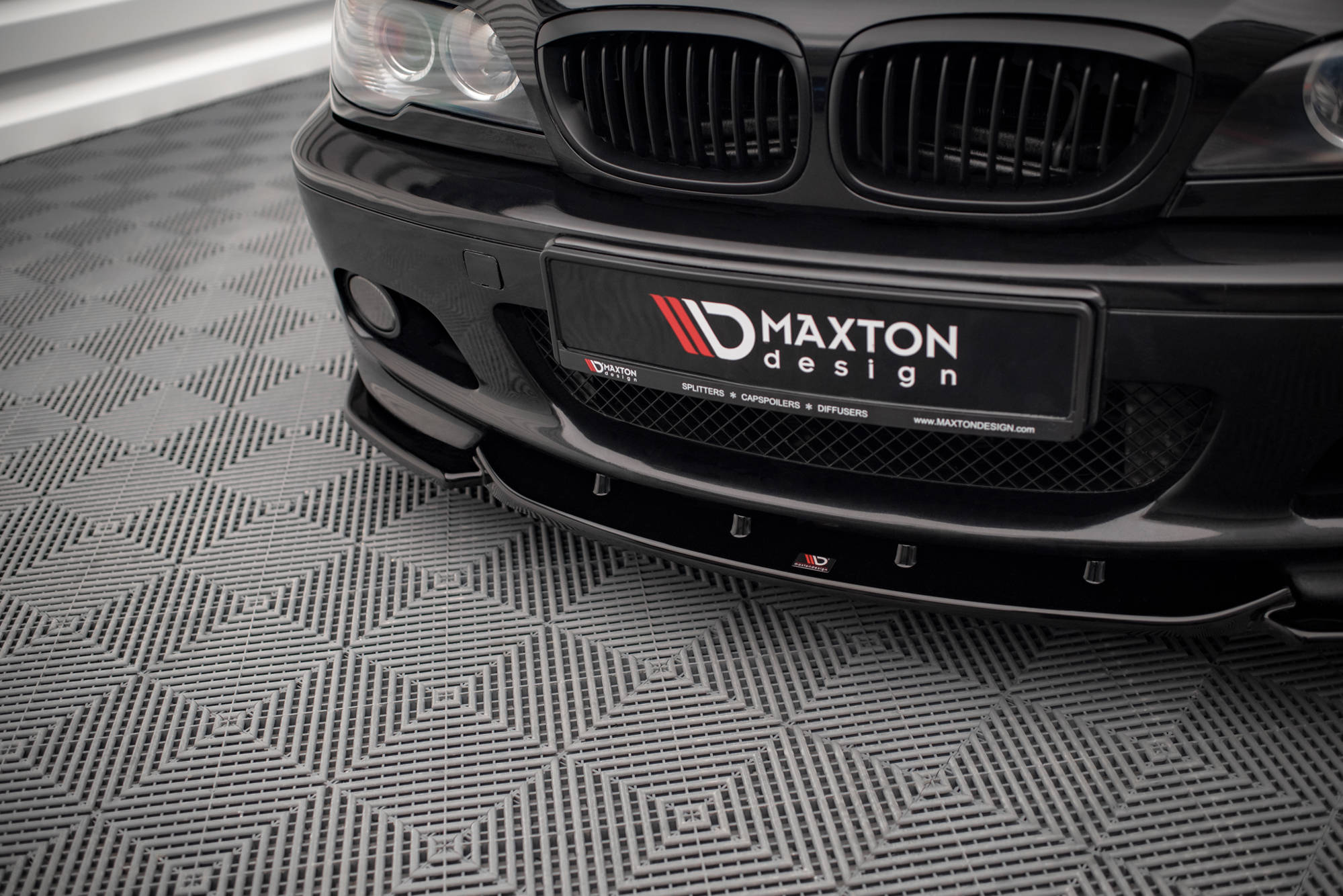Frontlippe V2 für BMW 3er Coupe M - Paket E46