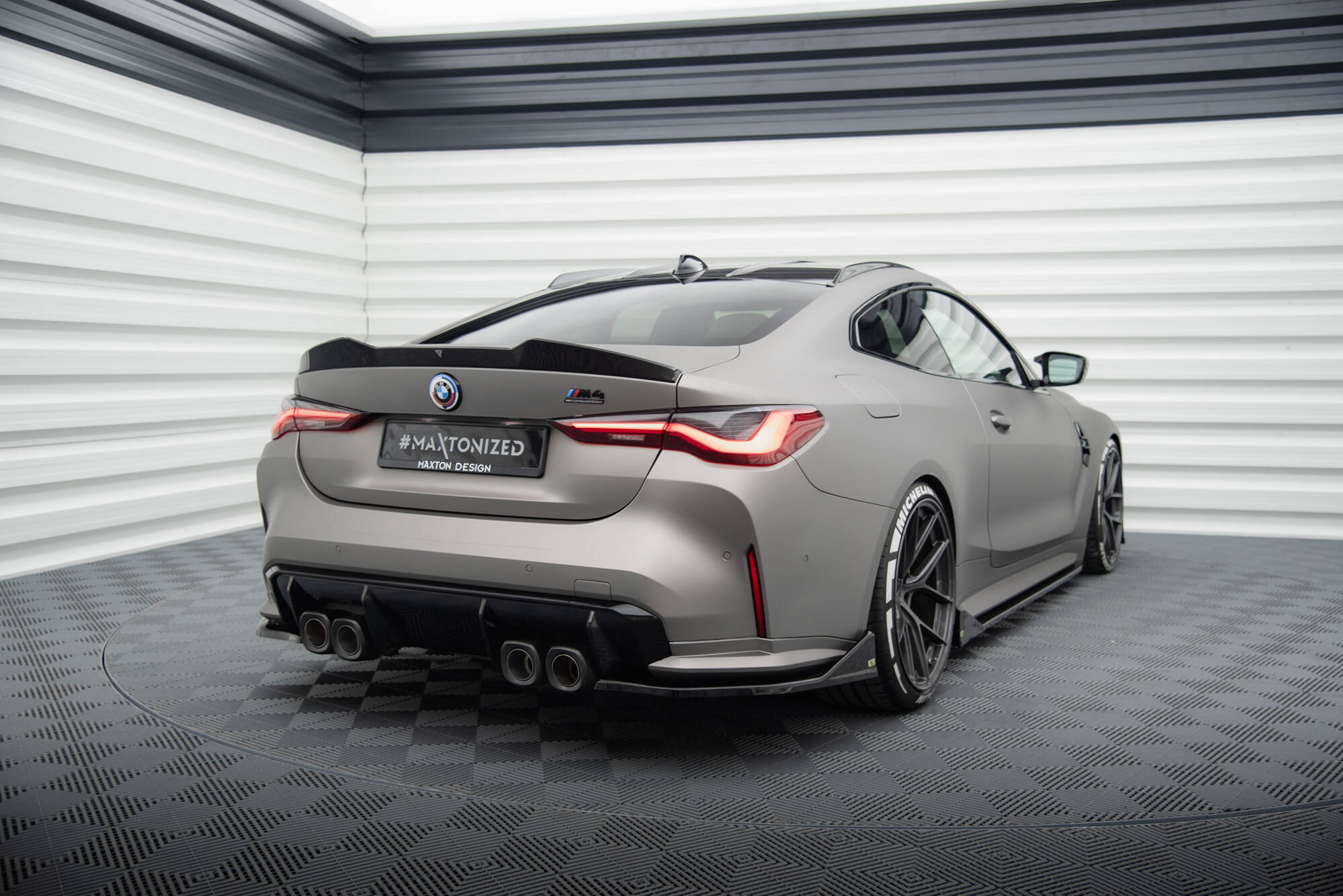Flaps Heckansatz V3 Diffusor für CSL Look BMW M4 G82 / G82 Facelift