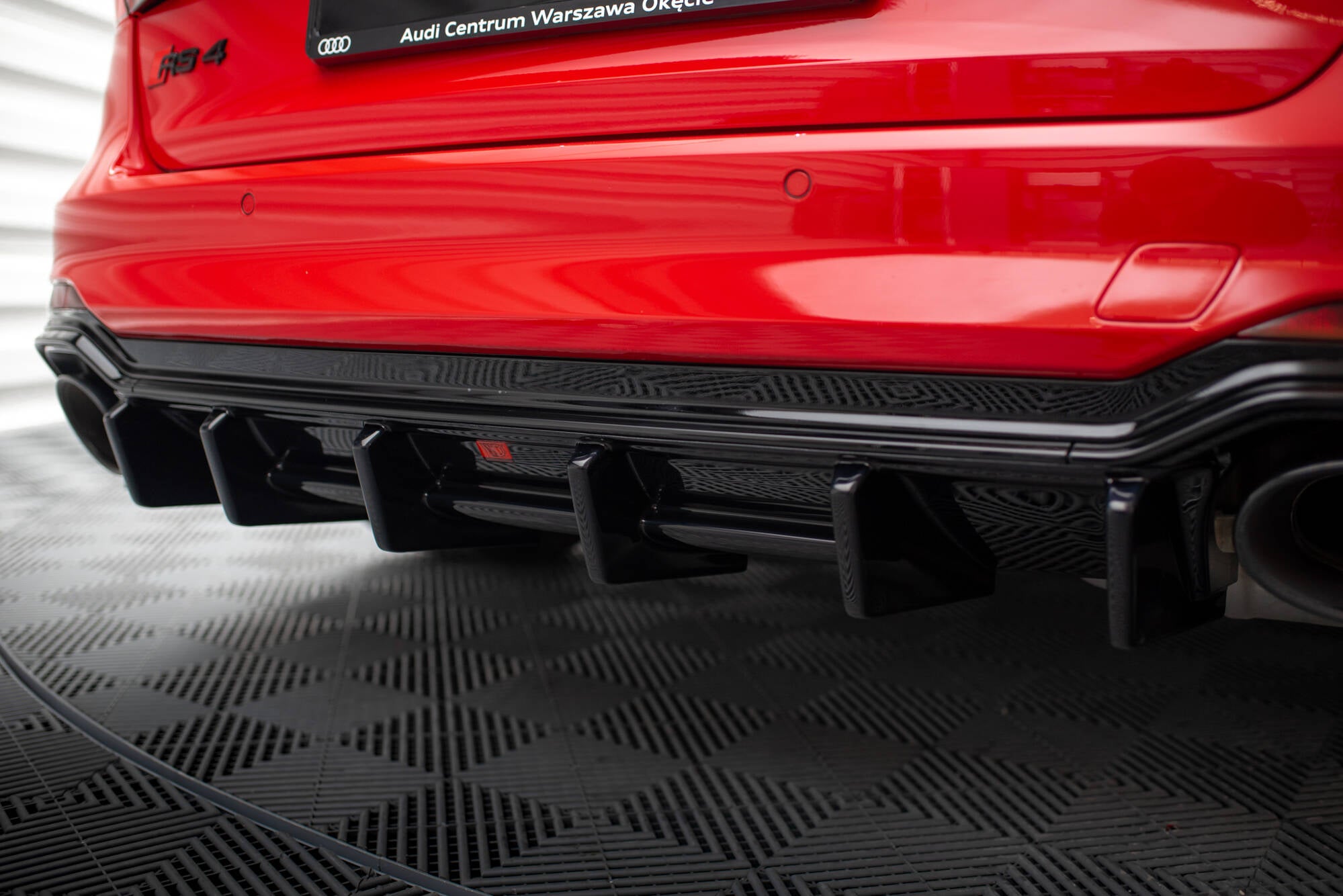 Diffusor Heck Ansatz für Audi RS4 B9 / B9 Facelift