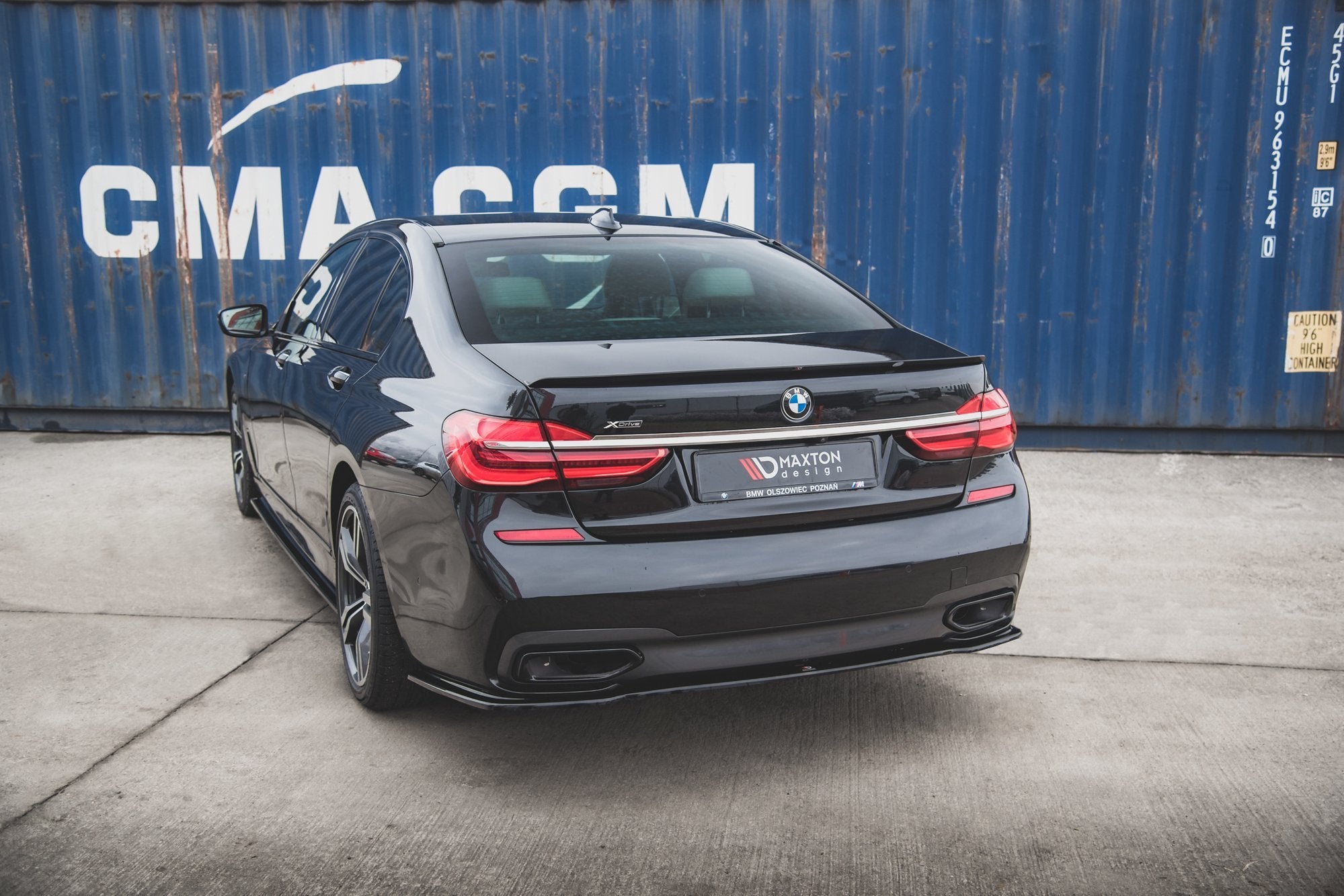 Heckansatz für BMW 7 M - Paket G11 /G12