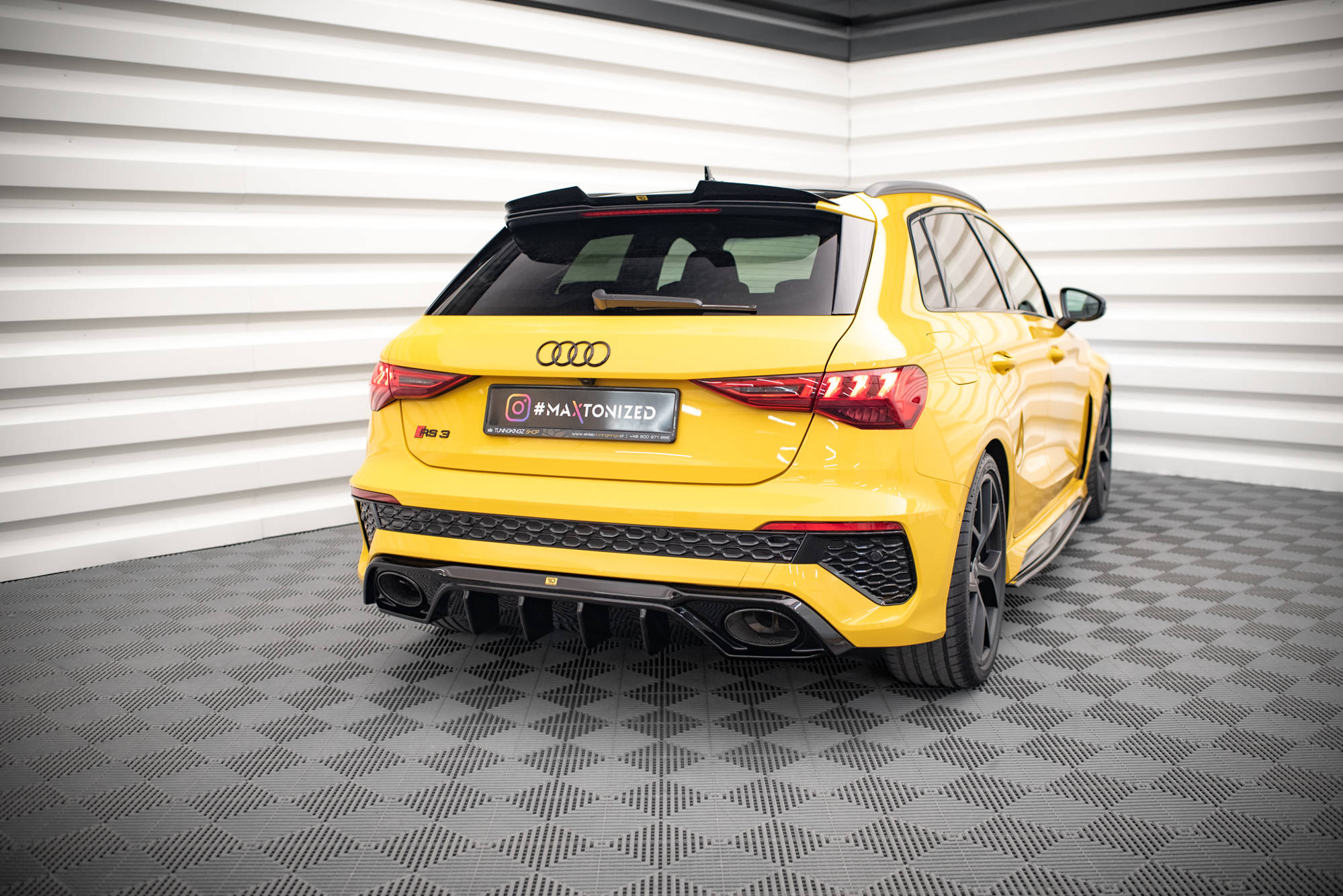 Diffusor Heck Ansatz für Audi RS3 8Y