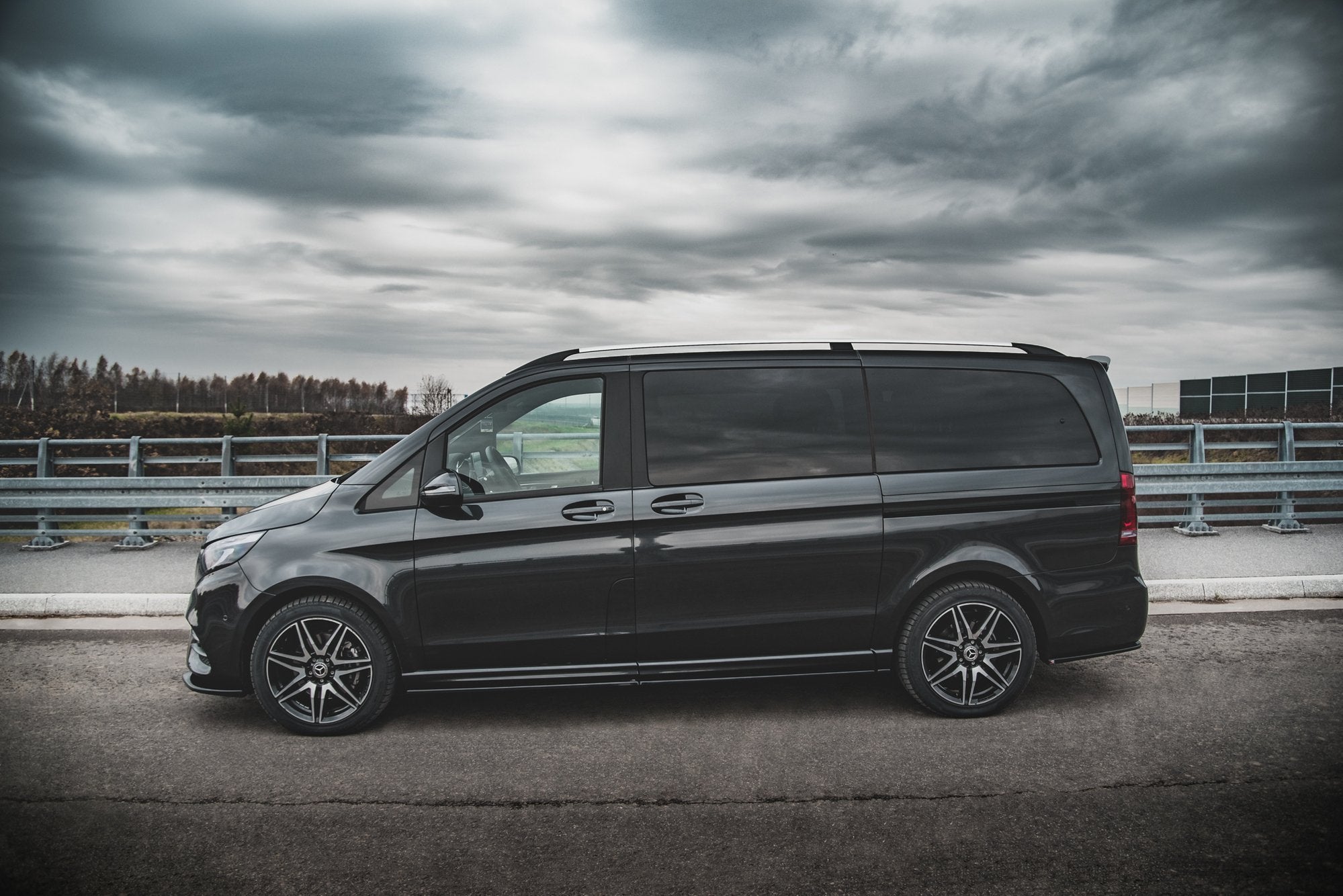 Seitenschweller Ansatz für Mercedes-Benz V-Klasse Long AMG-Line W447