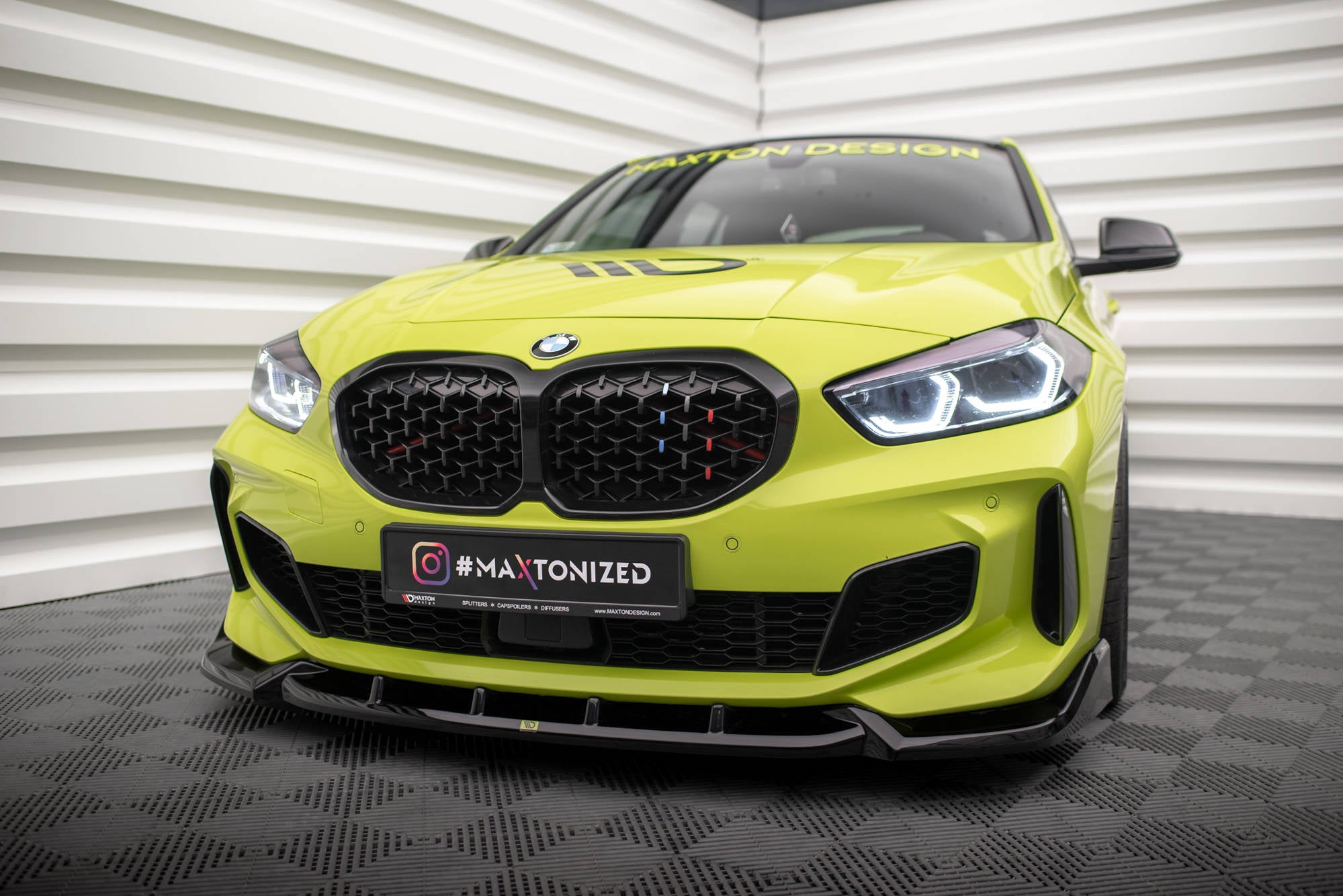 Frontlippe V7 für BMW 1er M - Paket / M135i / 128ti F40