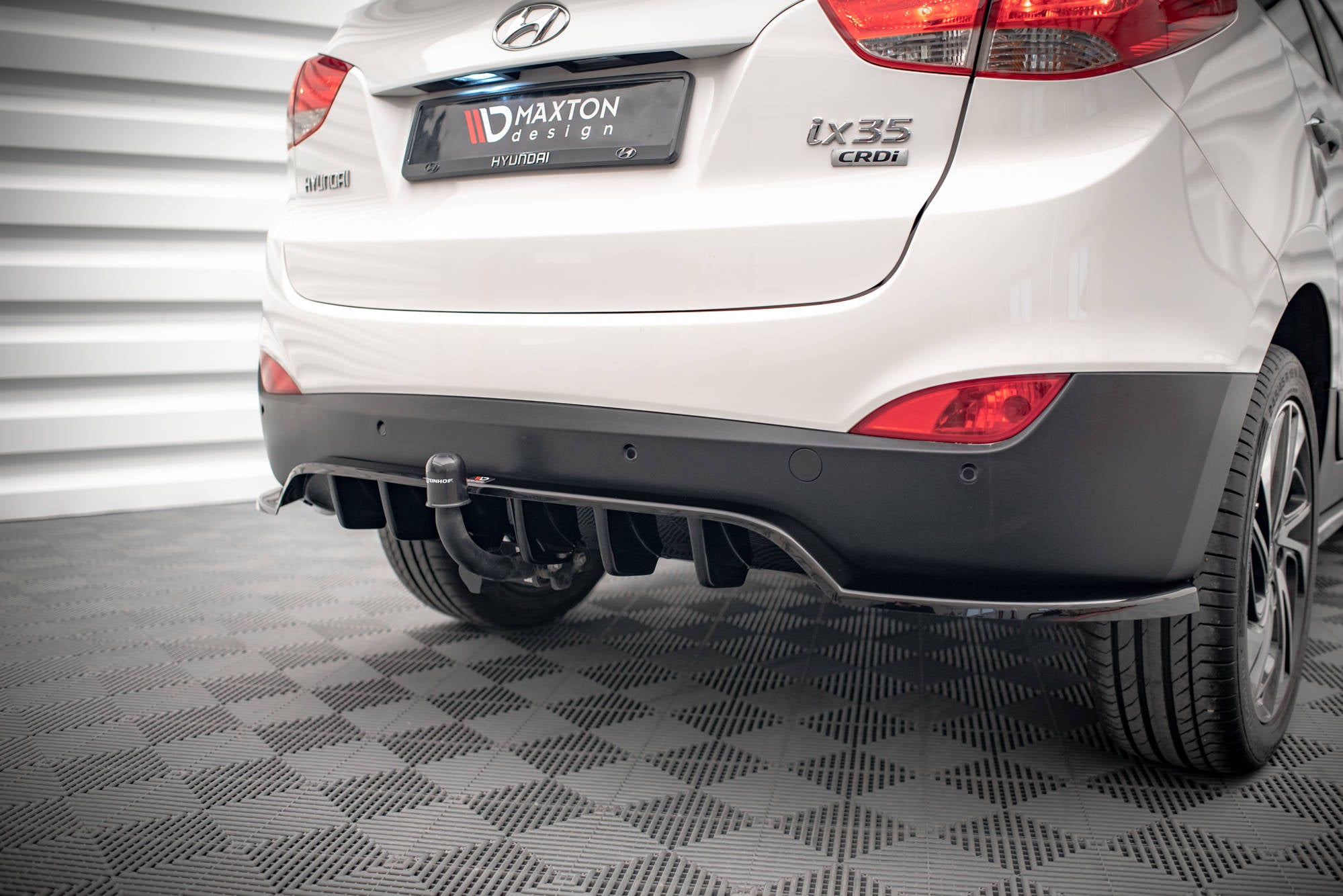 Mittlerer Cup Diffusor DTM Look Heck Ansatz für Hyundai ix35 Mk1