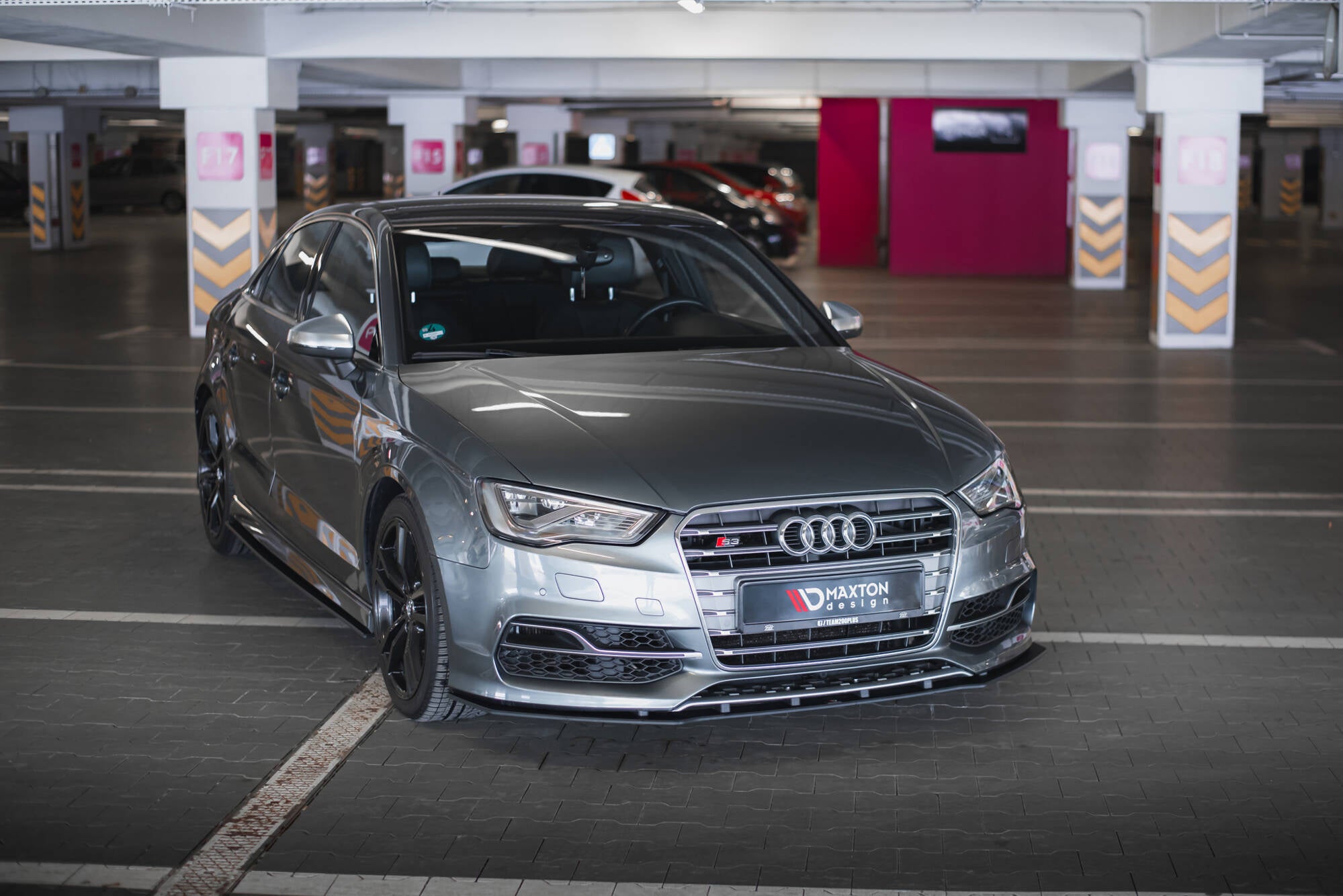 Street Pro Frontlippe für für Audi S3 / A3 S-Line Limousine 8V