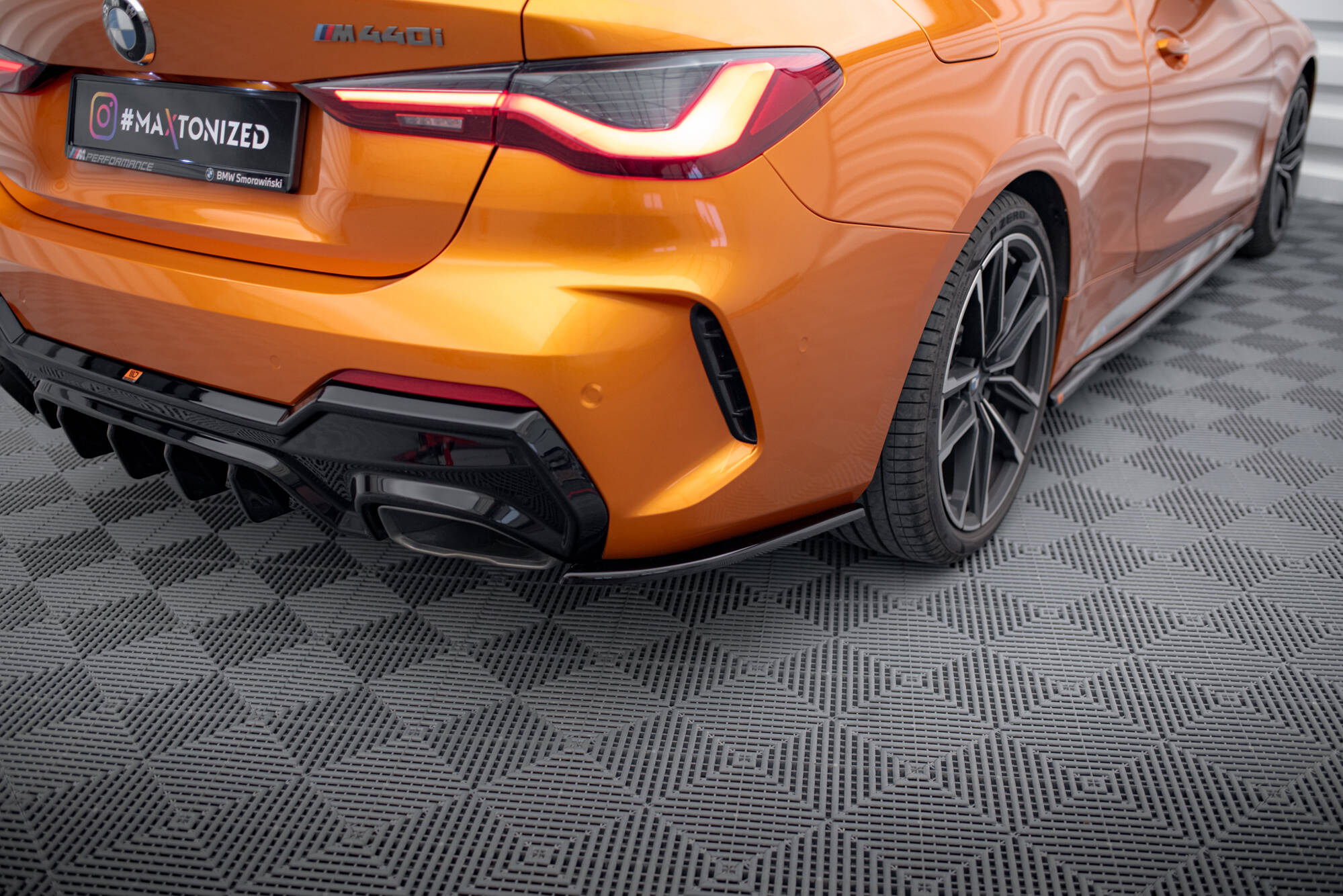 Flaps Heckansatz V5 Diffusor für BMW 4er M440i G22 / G23 / G22 Facelift / G23 Facelift