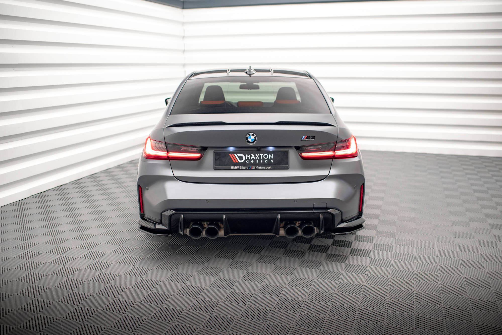 Flaps Heckansatz V1 Diffusor für BMW M3 Limousine / Touring G80 / G81