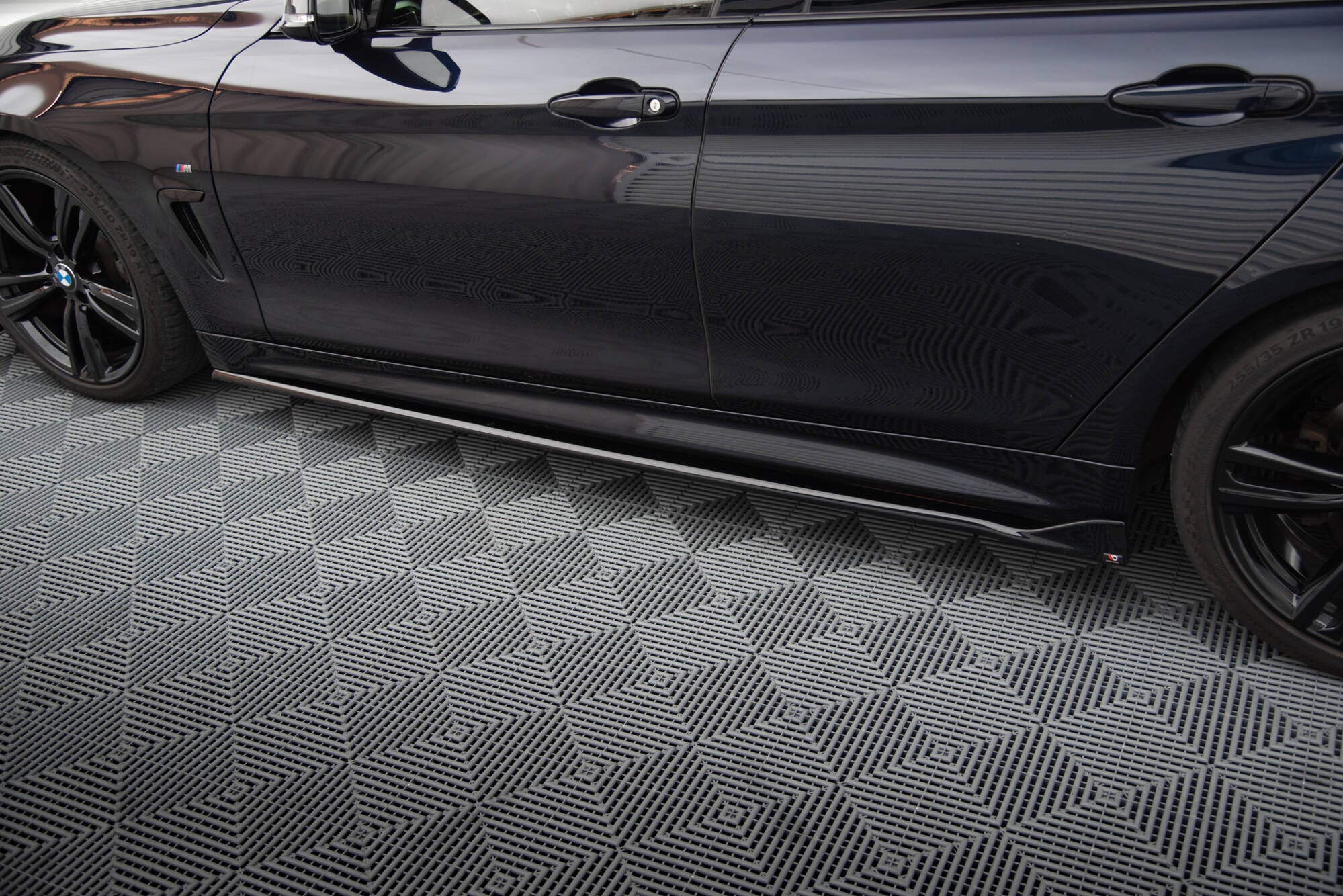 Seitenschweller V3 Ansatz für für BMW 4er Coupe / Gran Coupe / Cabrio M - Paket F32 / F36 / F33