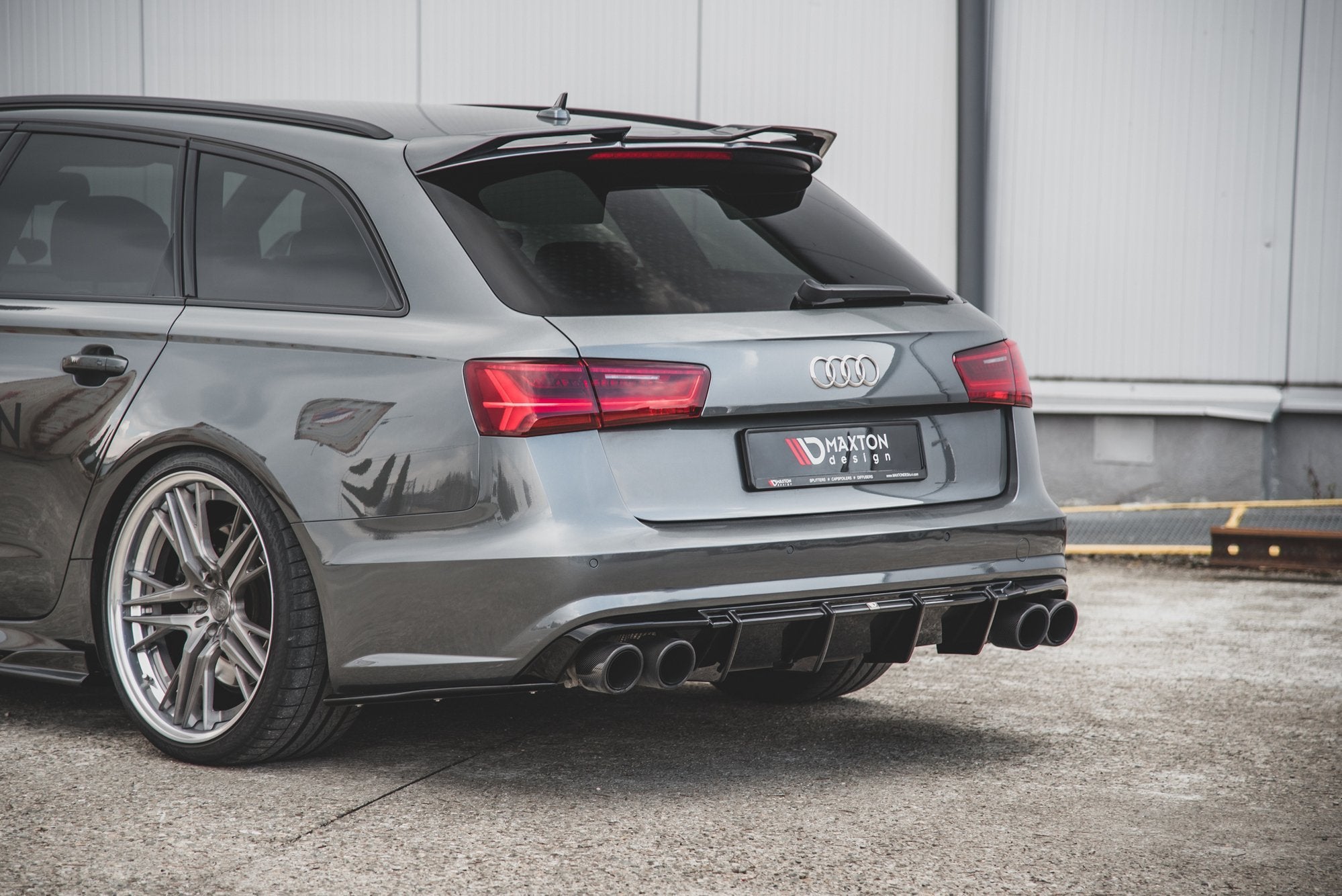 Diffusor V1 Heck Ansatz für Audi S6 C7 Facelift