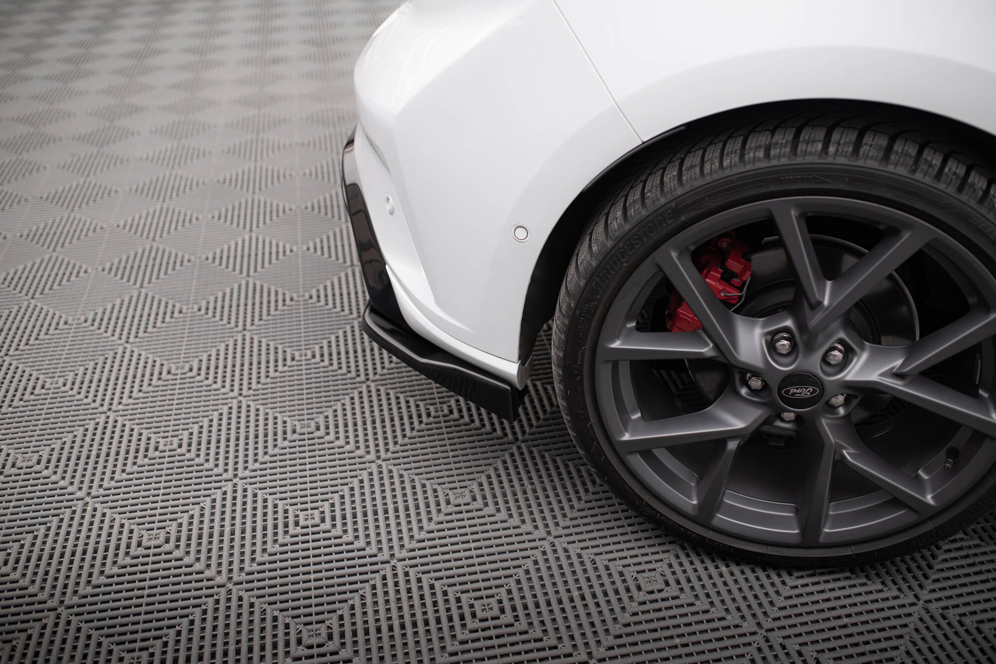 Heck Ansatz Flaps Diffusor V3 für (Für Diffusor ) Ford Focus Hatchback ST Mk4