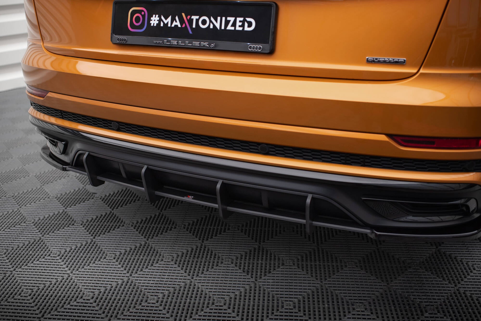Street Pro Heckschürze für Audi Q8 S-Line Mk1