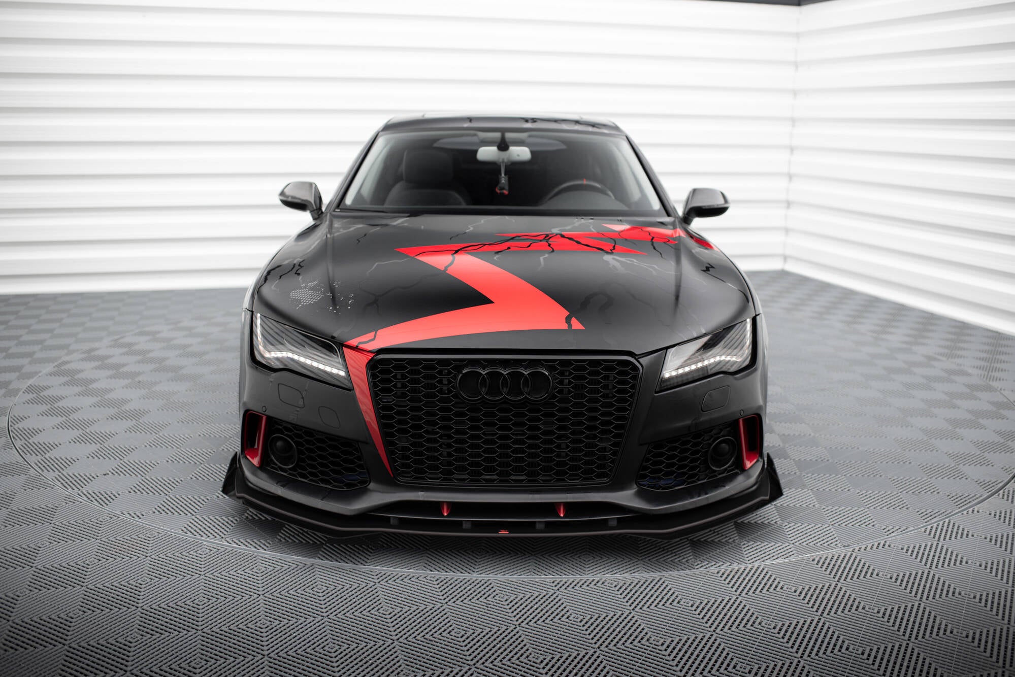 Front Stoßstange Flaps für Audi A7 RS7 Look C7