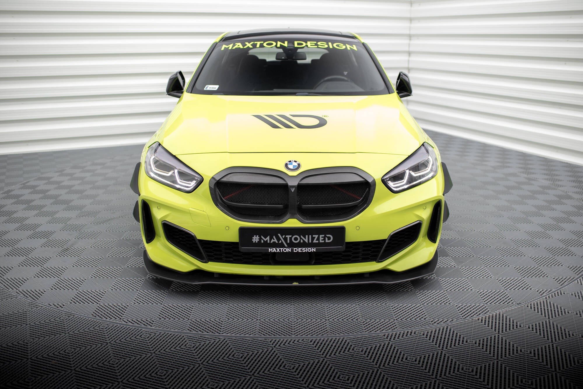 Stoßstangen Flaps Wings vorne Canards für BMW 1er M-Paket / M135i / 128ti F40