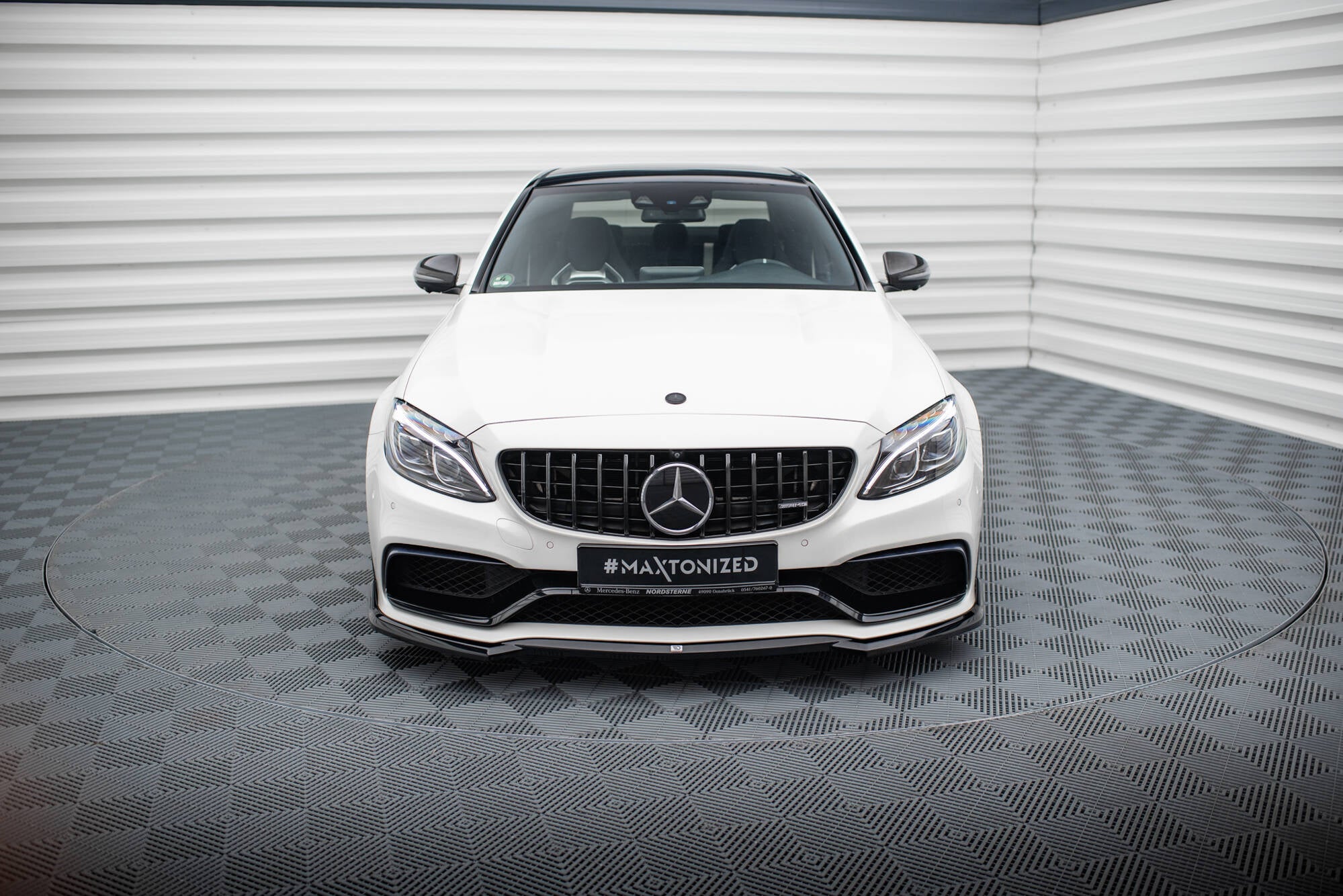 Frontlippe V3 für Mercedes-AMG C63 Limousine / Kombi W205 / S205