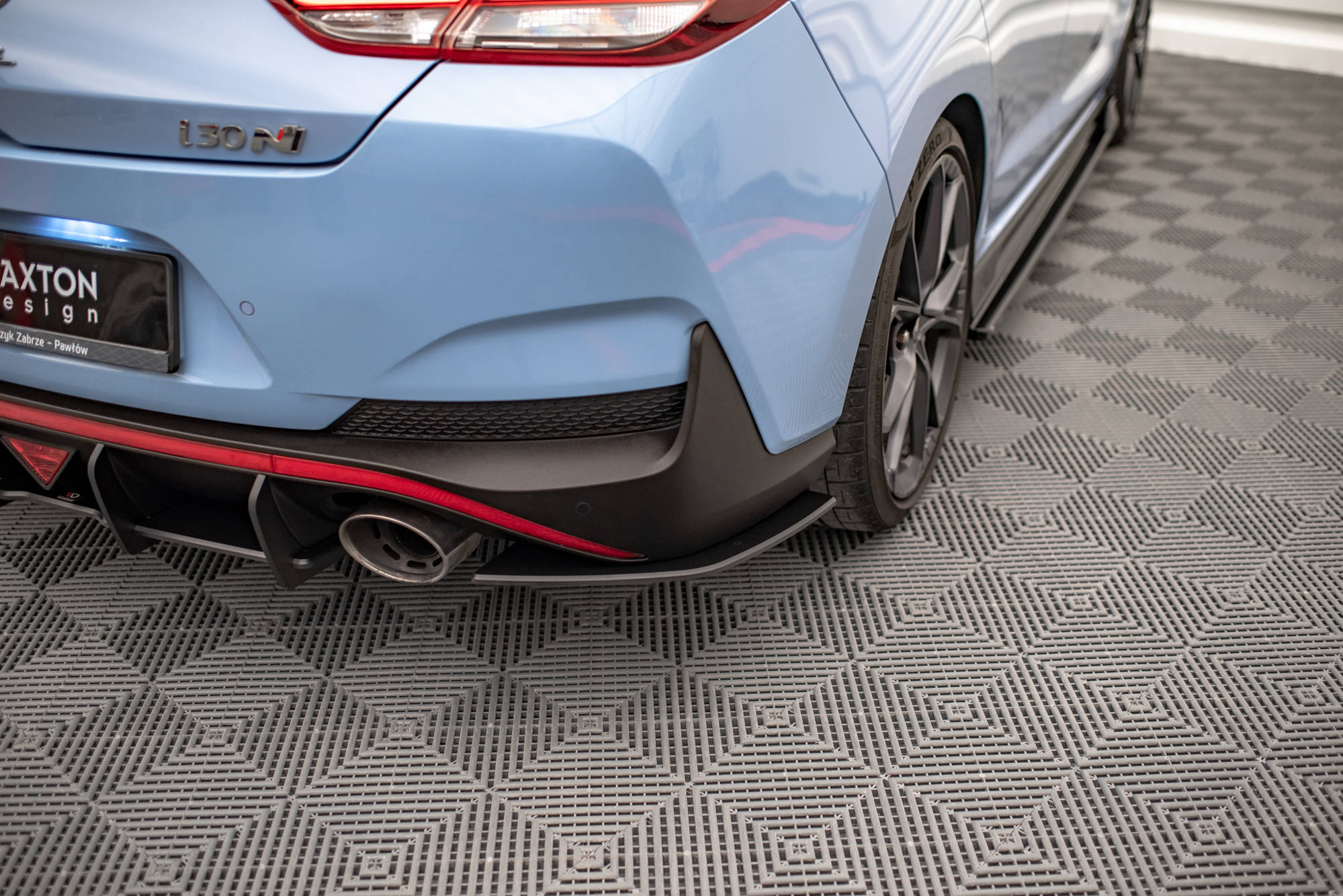 Street Pro Flaps Heckansatz Flaps Heckansatz für Hyundai I30 N Fastback Mk3 Facelift