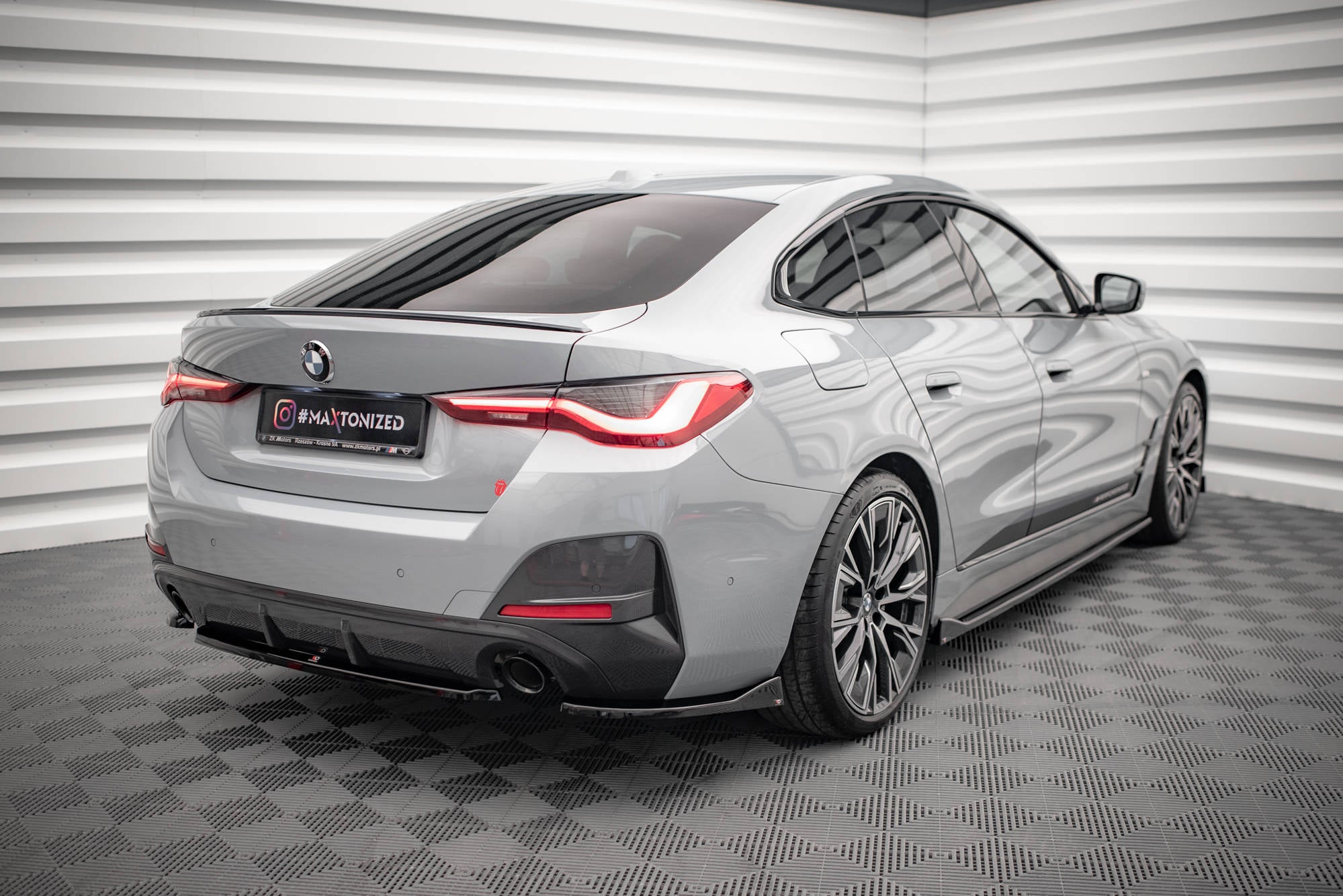 Flaps Heckansatz V2 Diffusor für BMW 4er Gran Coupe M - Paket G26
