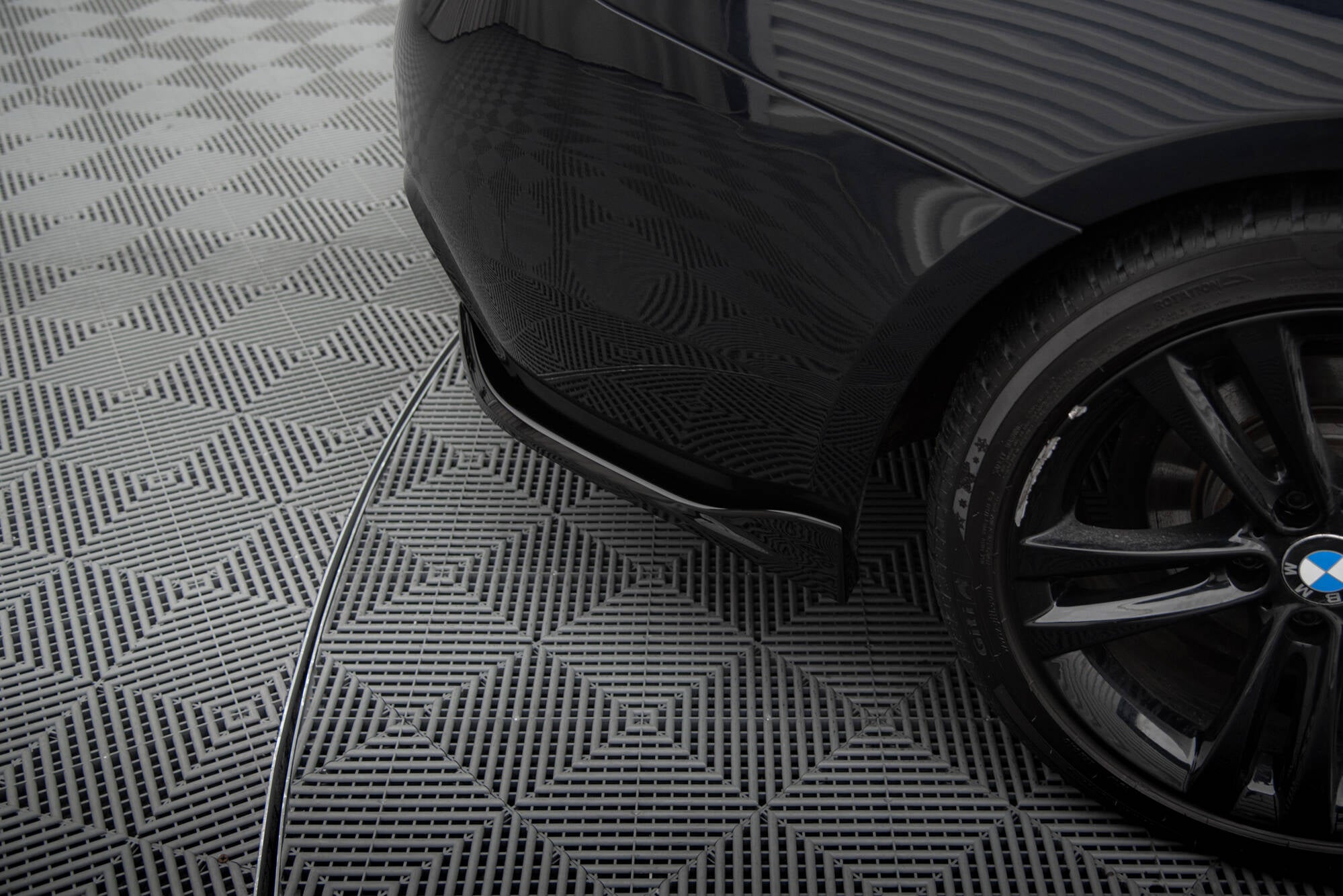 Flaps Heckansatz V1 Diffusor für BMW 4er Gran Coupe M - Paket F36
