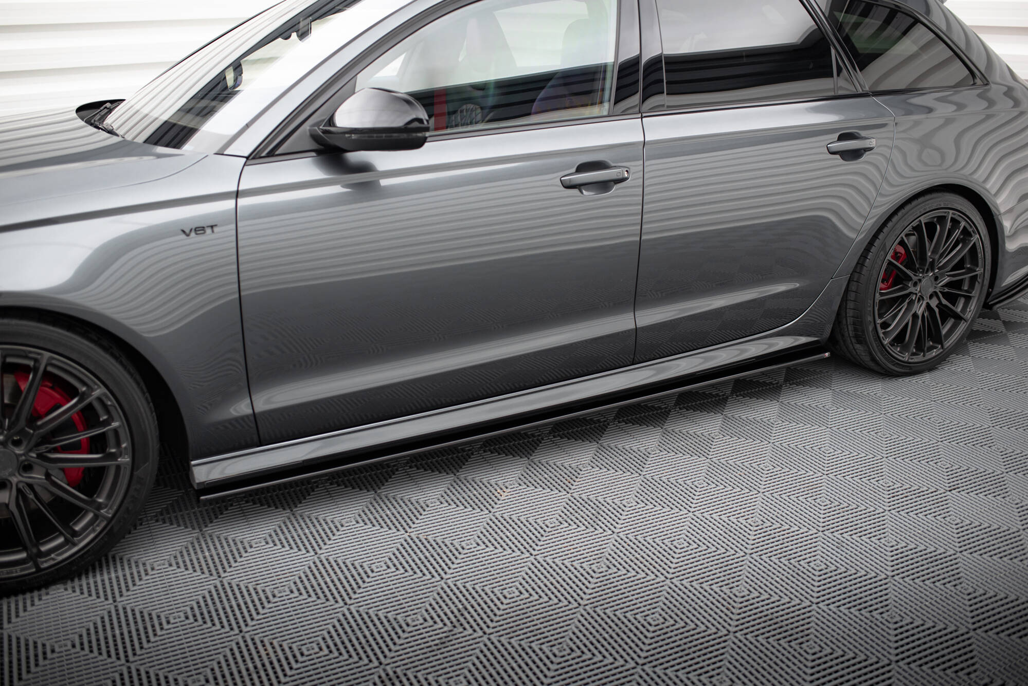 Seitenschweller V1 Ansatz für für Audi A6 / A6 C7 S-line/ S6 C7 Facelift