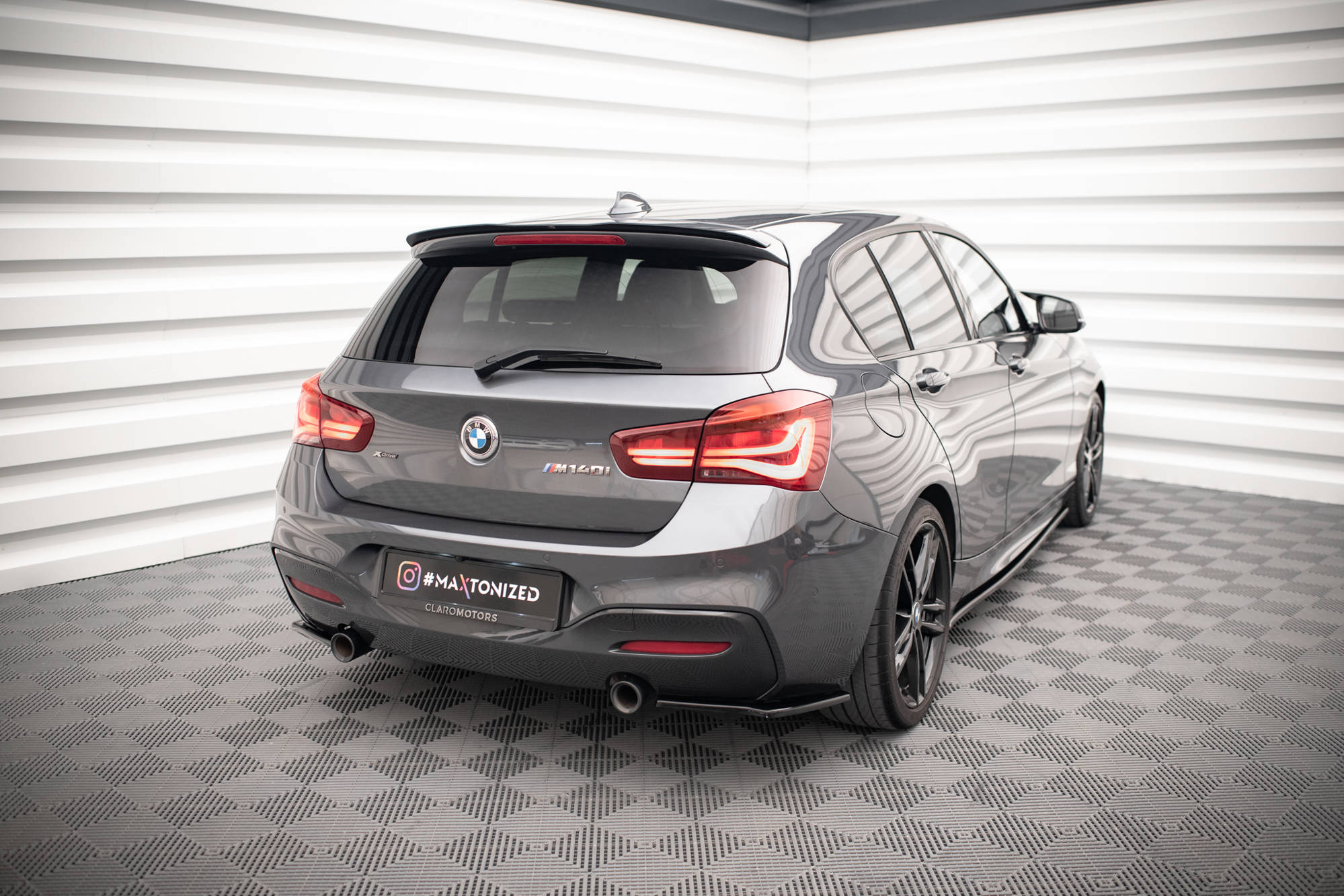 Flaps Heckansatz V2 Diffusor für BMW 1er F20/F21 M - POWER FACELIFT