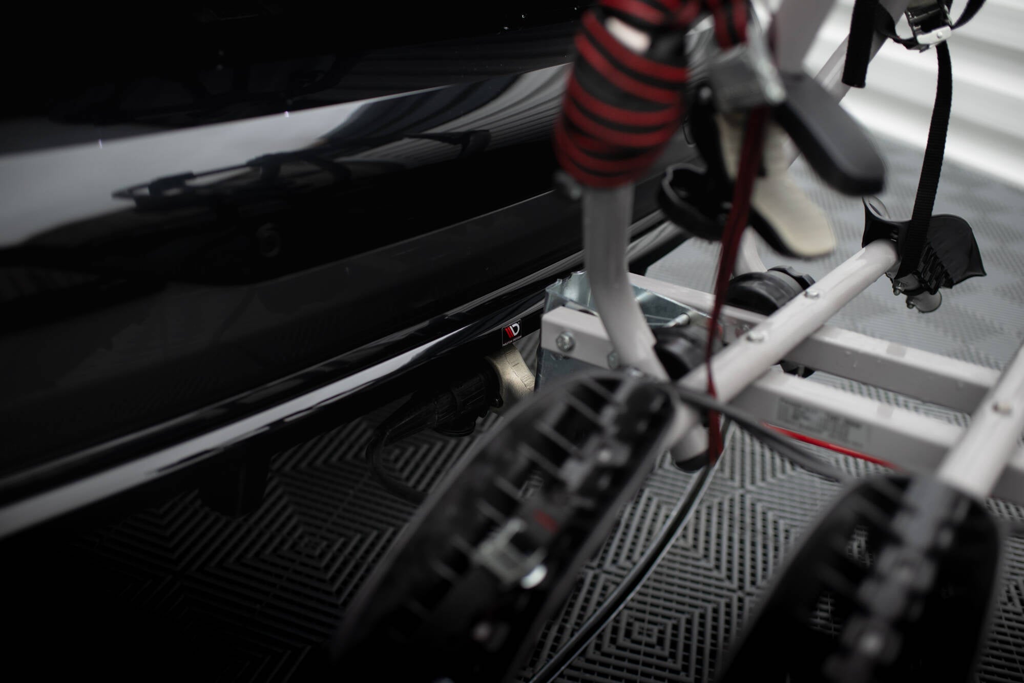 Mittlerer Cup Diffusor DTM Look Heck Ansatz für BMW X7 M-Paket G07 Facelift