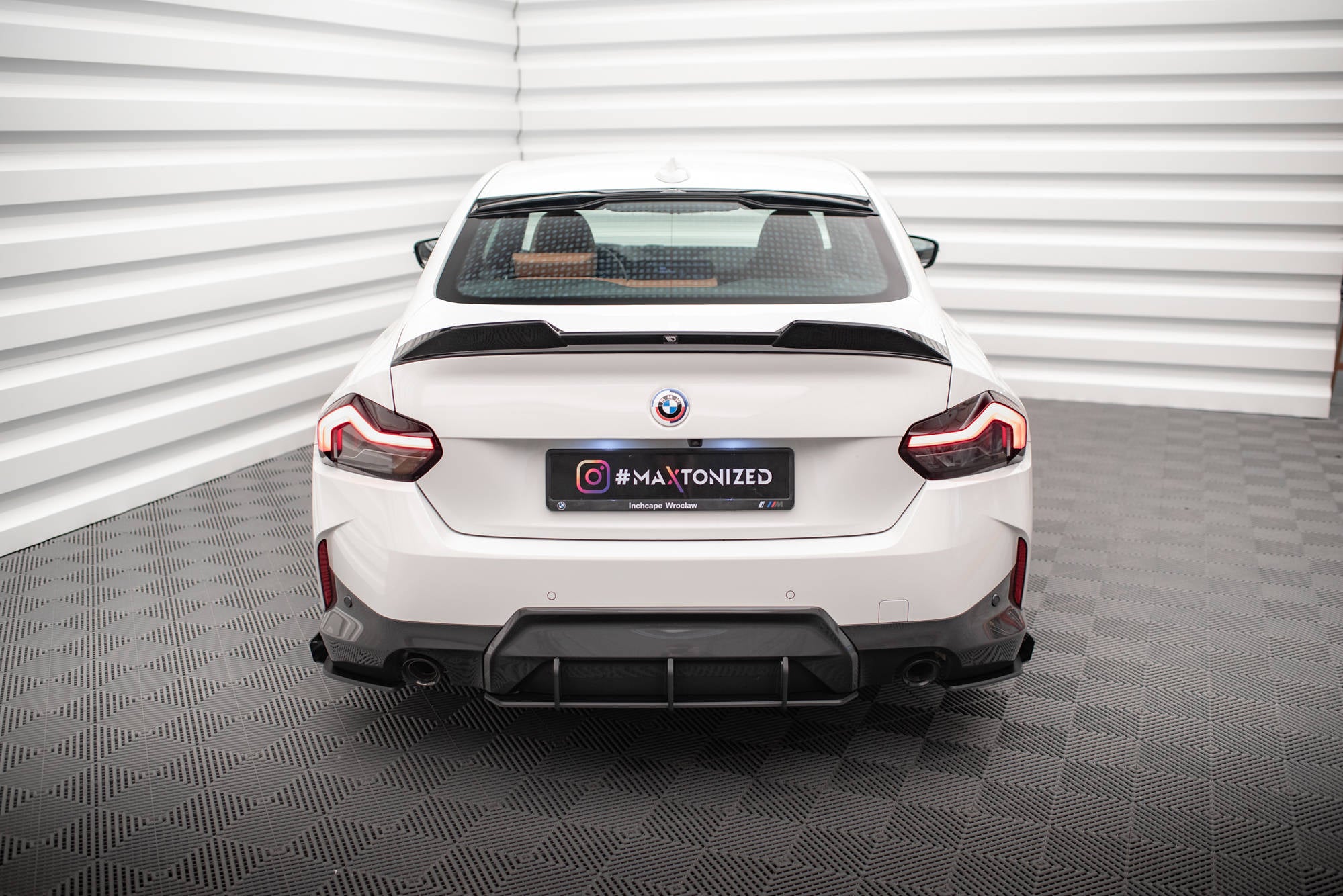 Street Pro Flaps Heckansatz Diffusor +Flaps für BMW 2 Coupe M-Paket G42