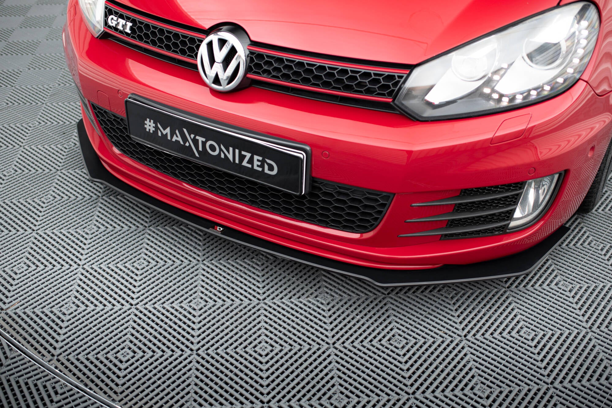 Street Pro Frontlippe V3 für für / Frontlippe Volkswagen Golf GTI Mk6