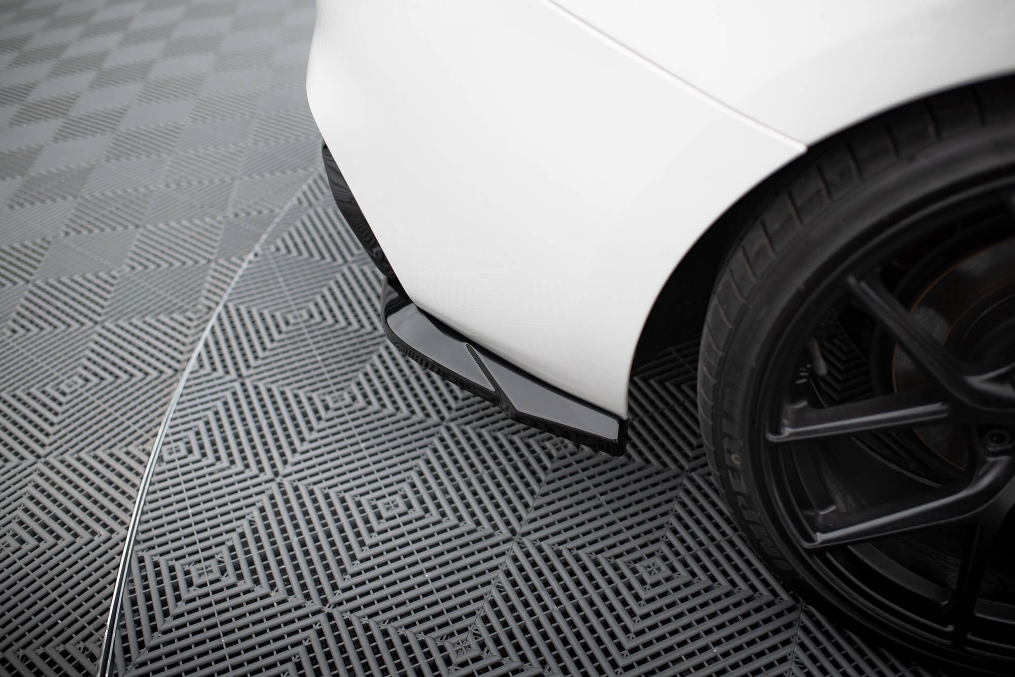 Flaps Heckansatz V5 Diffusor für (Für heckansatz ) BMW 1er M - Paket / M140i F20 Facelift