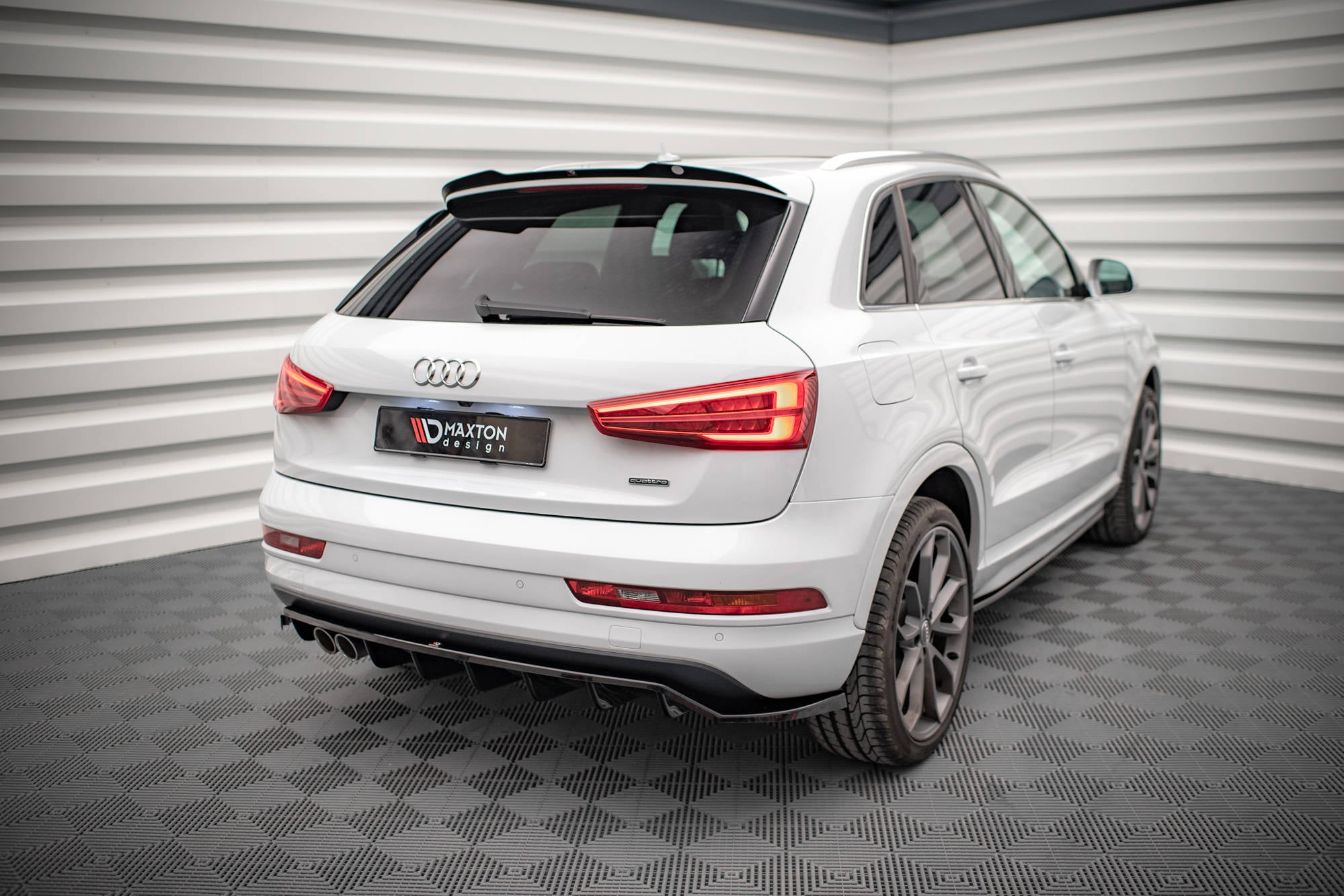 Spoiler CAP für Audi Q3 Sport 8U Facelift / S-Line 8U