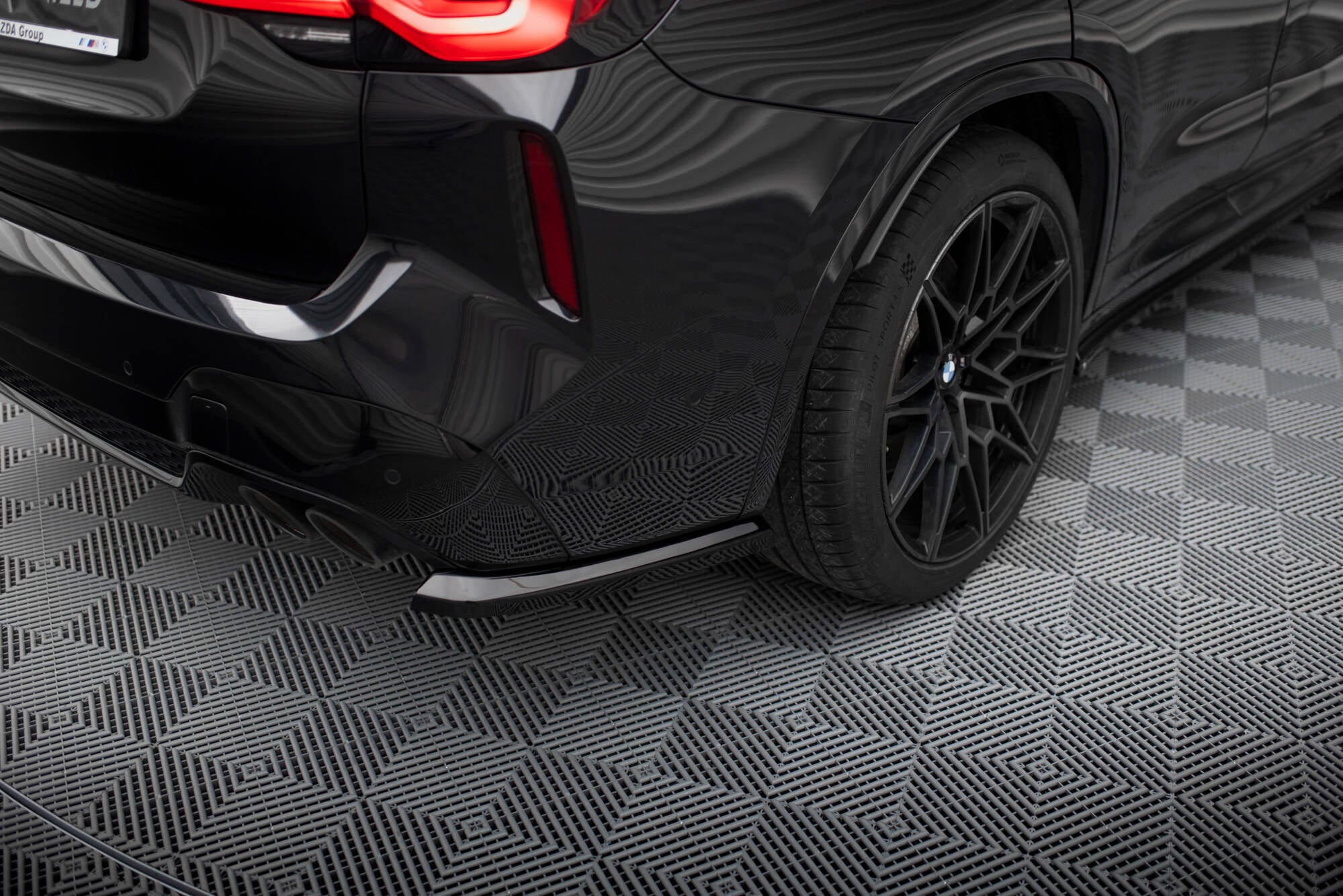 Flaps Heckansatz V1 Diffusor für BMW X3 M F97 / F97 Facelift