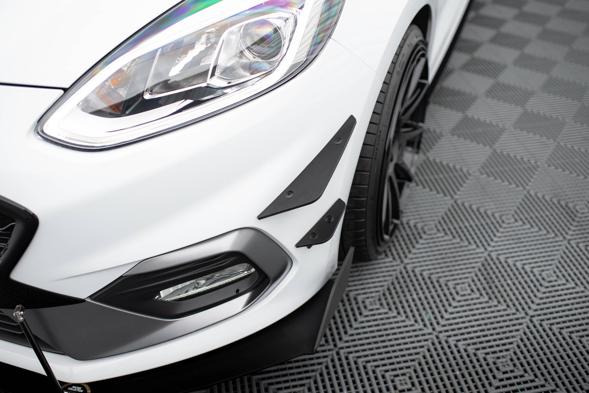 Stoßstangen Flaps Wings vorne Canards für Ford Fiesta Mk8 ST/ ST-Line